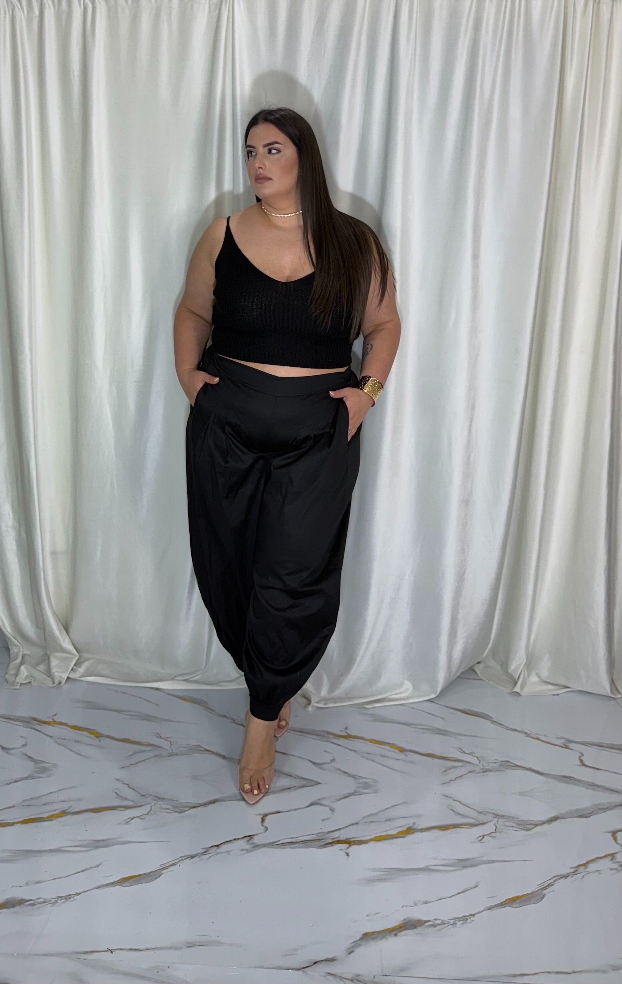 Pantalone Federica nero