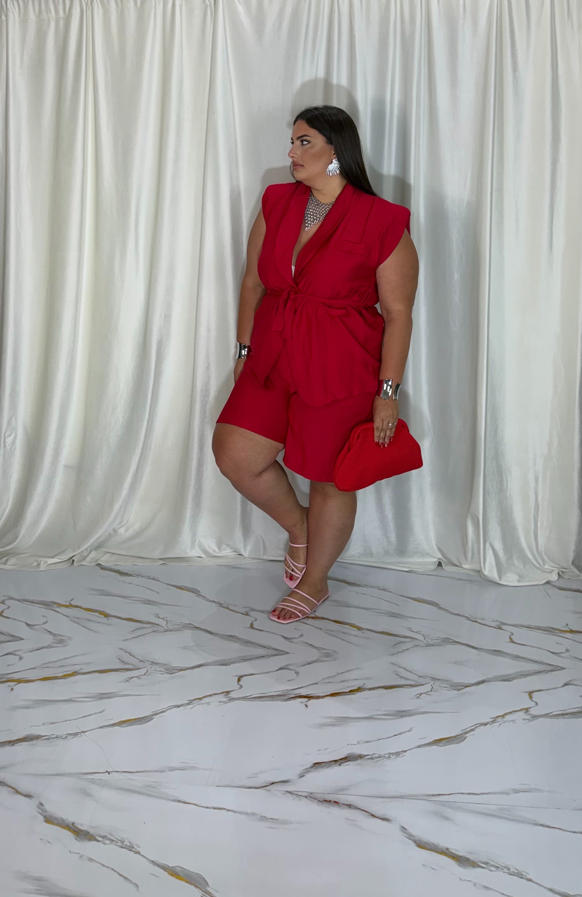 Coordinato Debora rosso