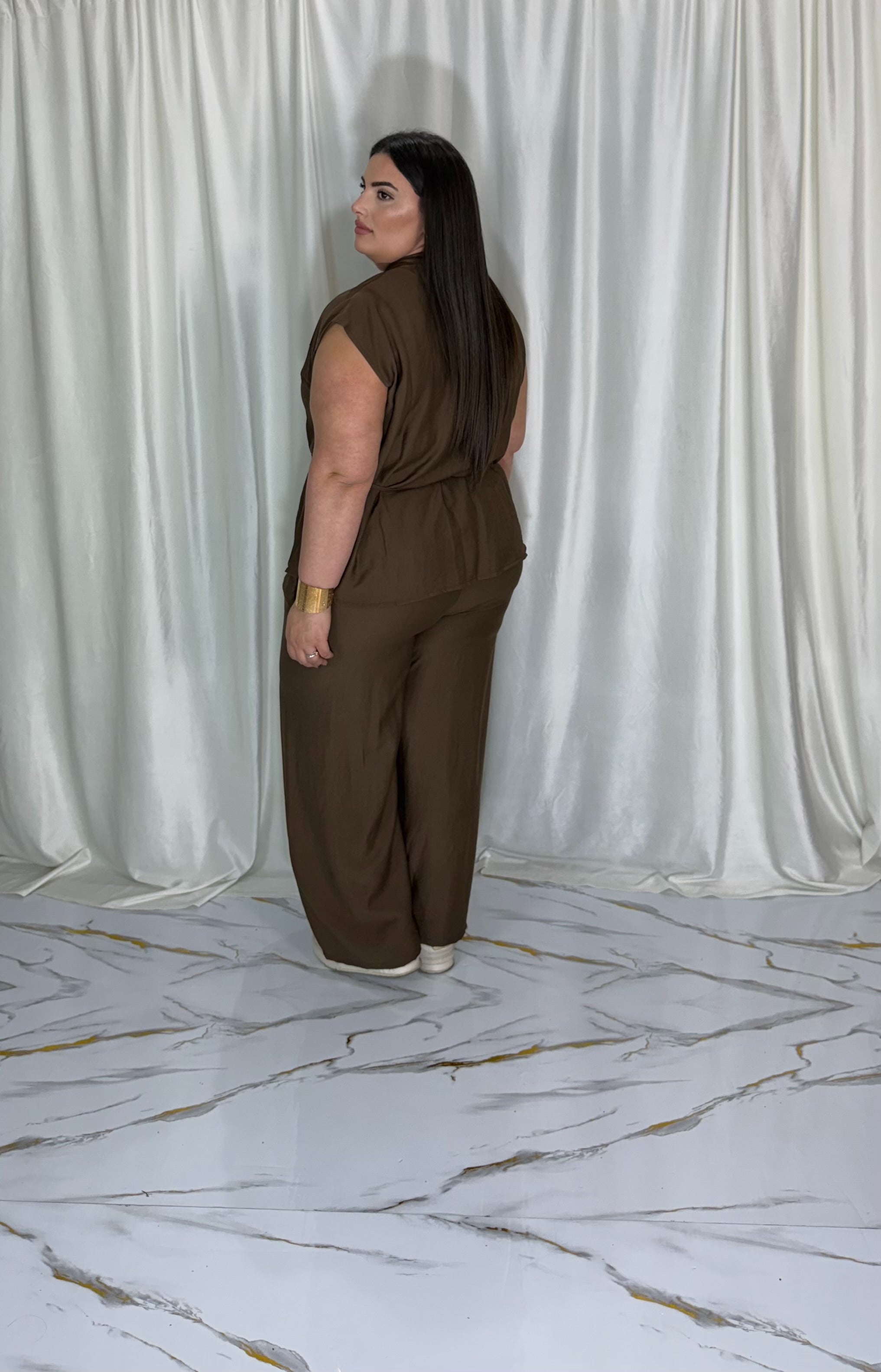 Coordinato Eva marrone