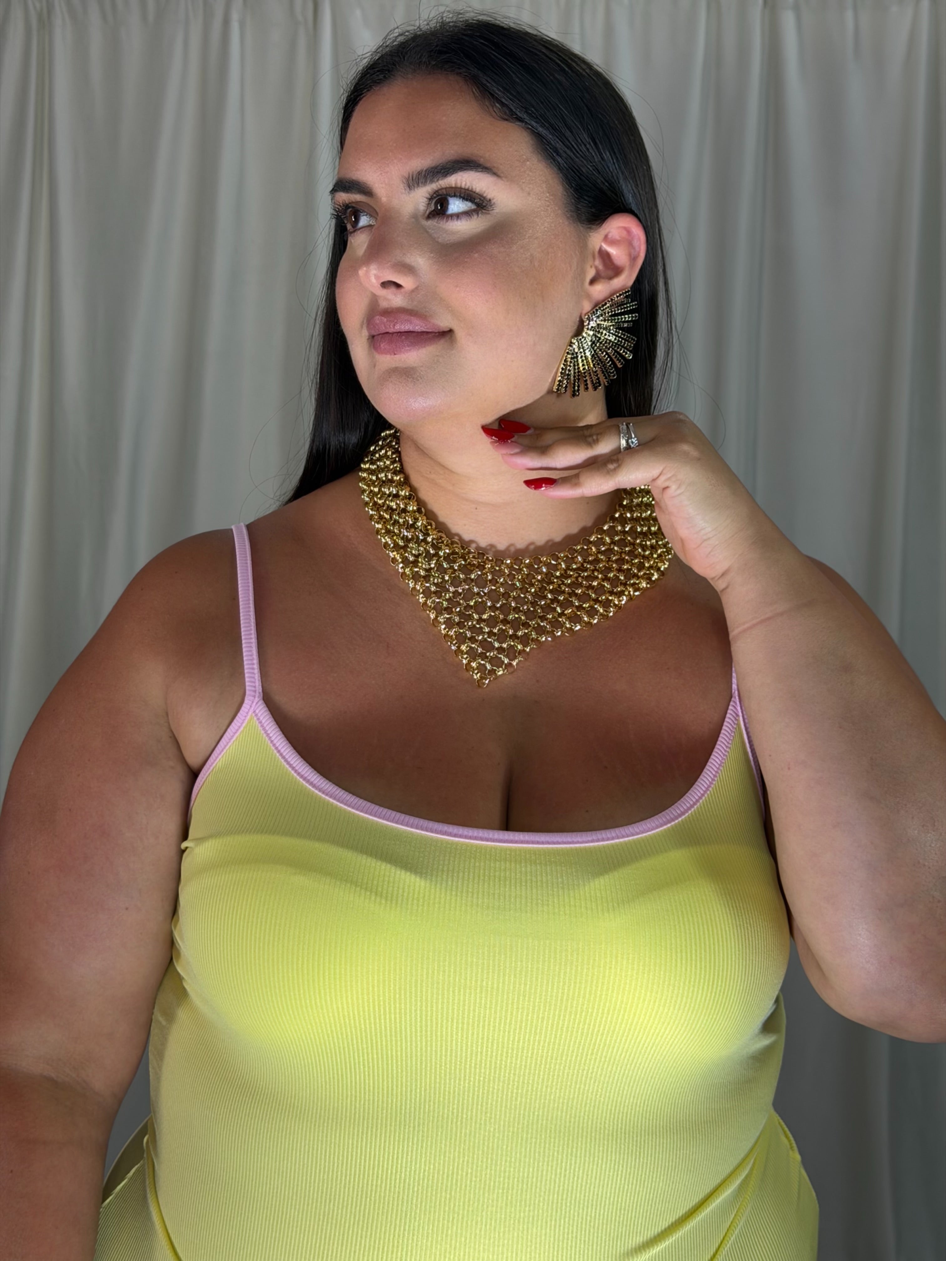 Orecchini mezzo sole Gold
