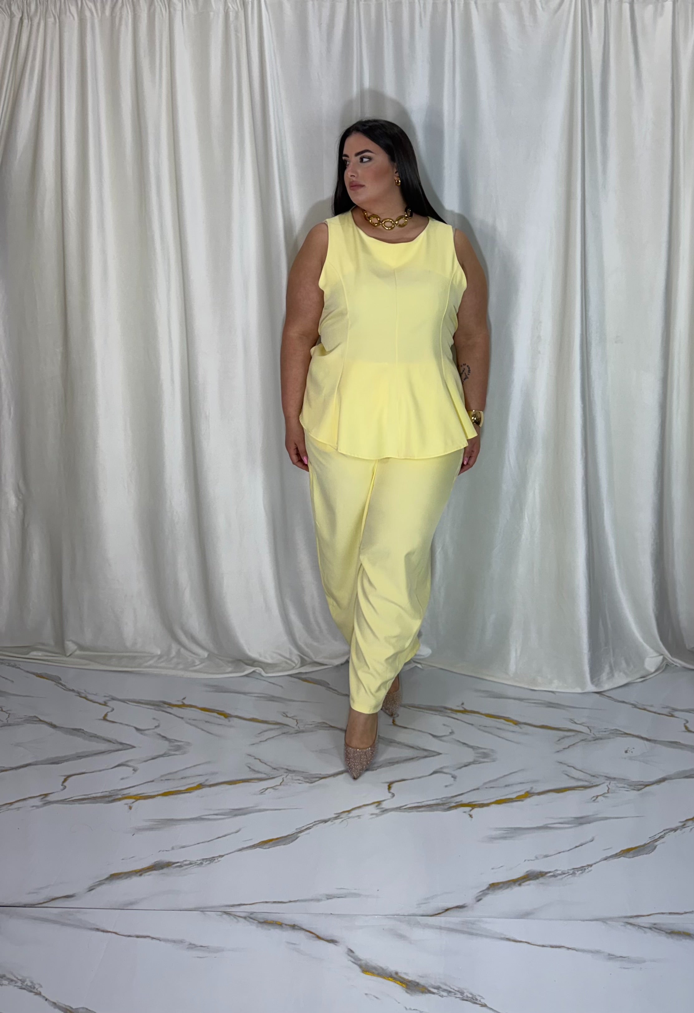 Coordinato ginny giallo