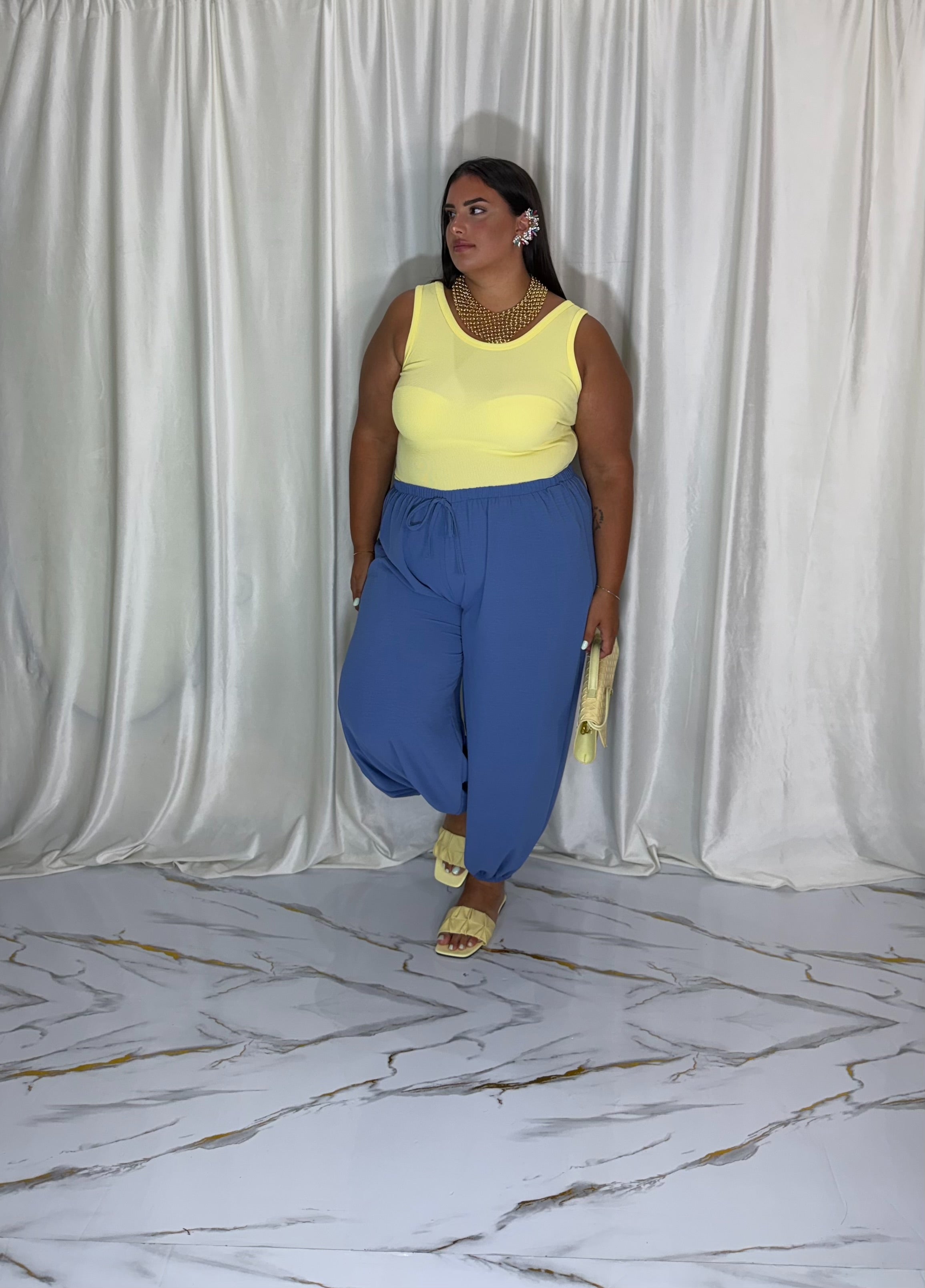 Pantalone Denise celeste