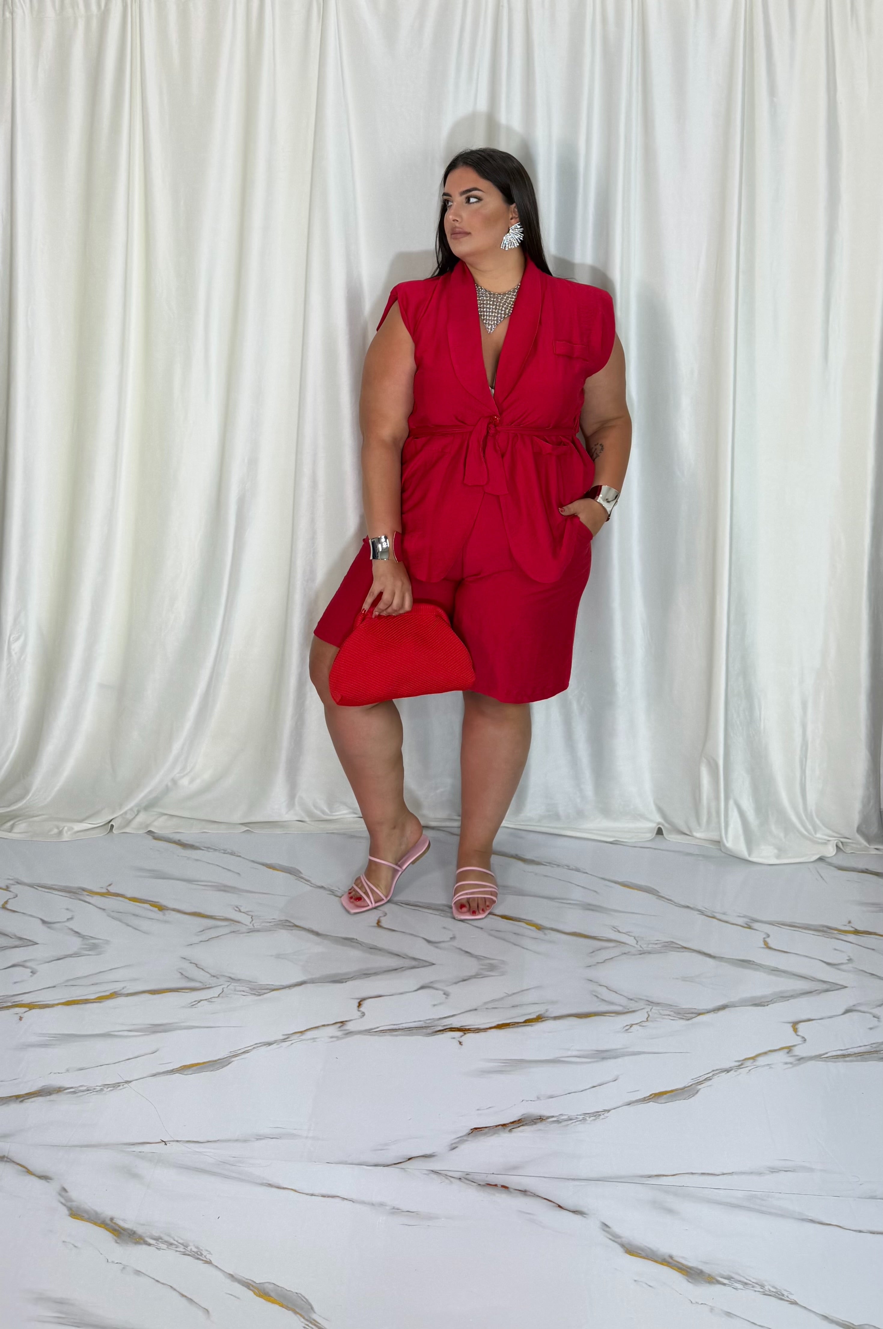 Coordinato Debora rosso