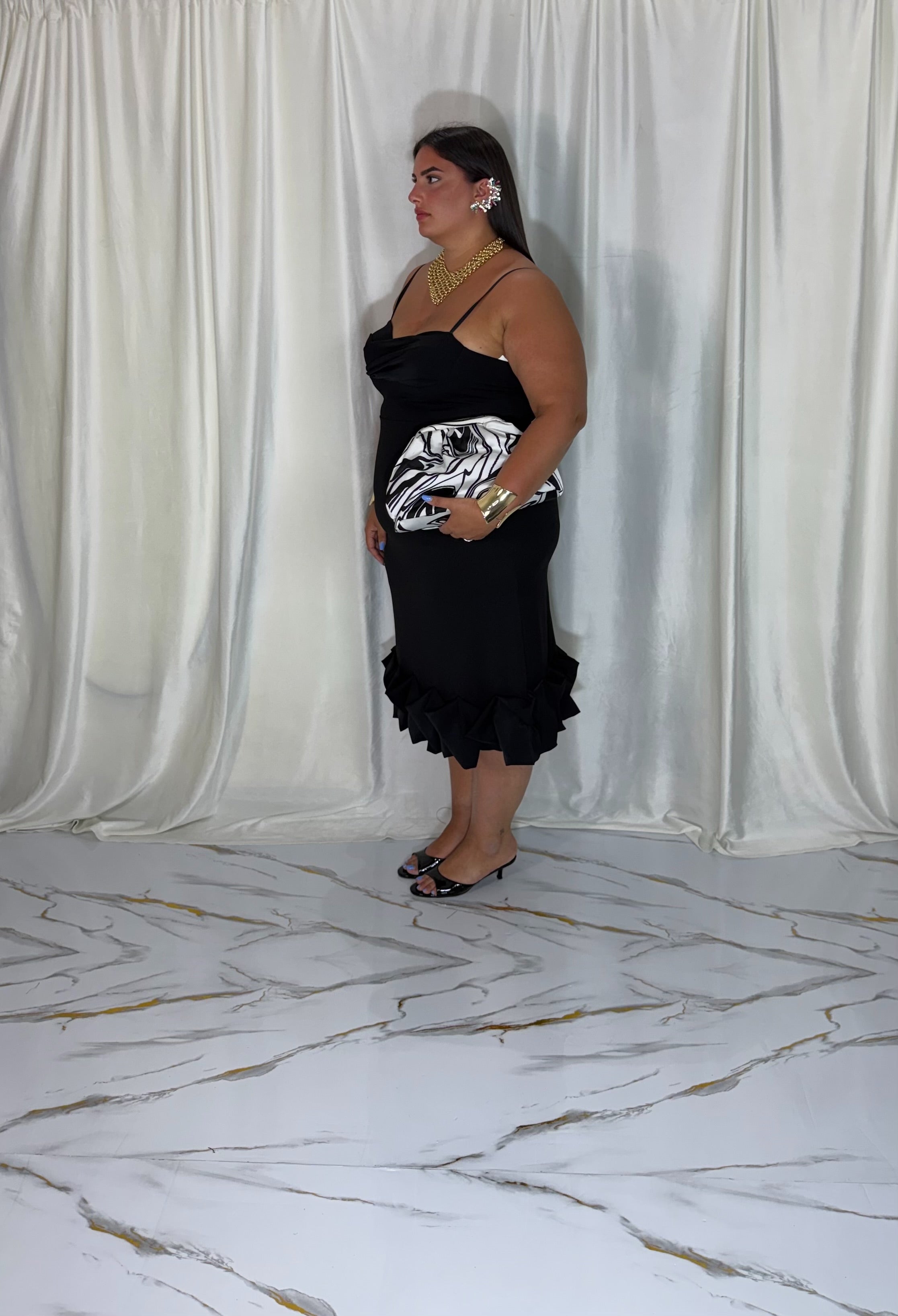 Dress Melania nero