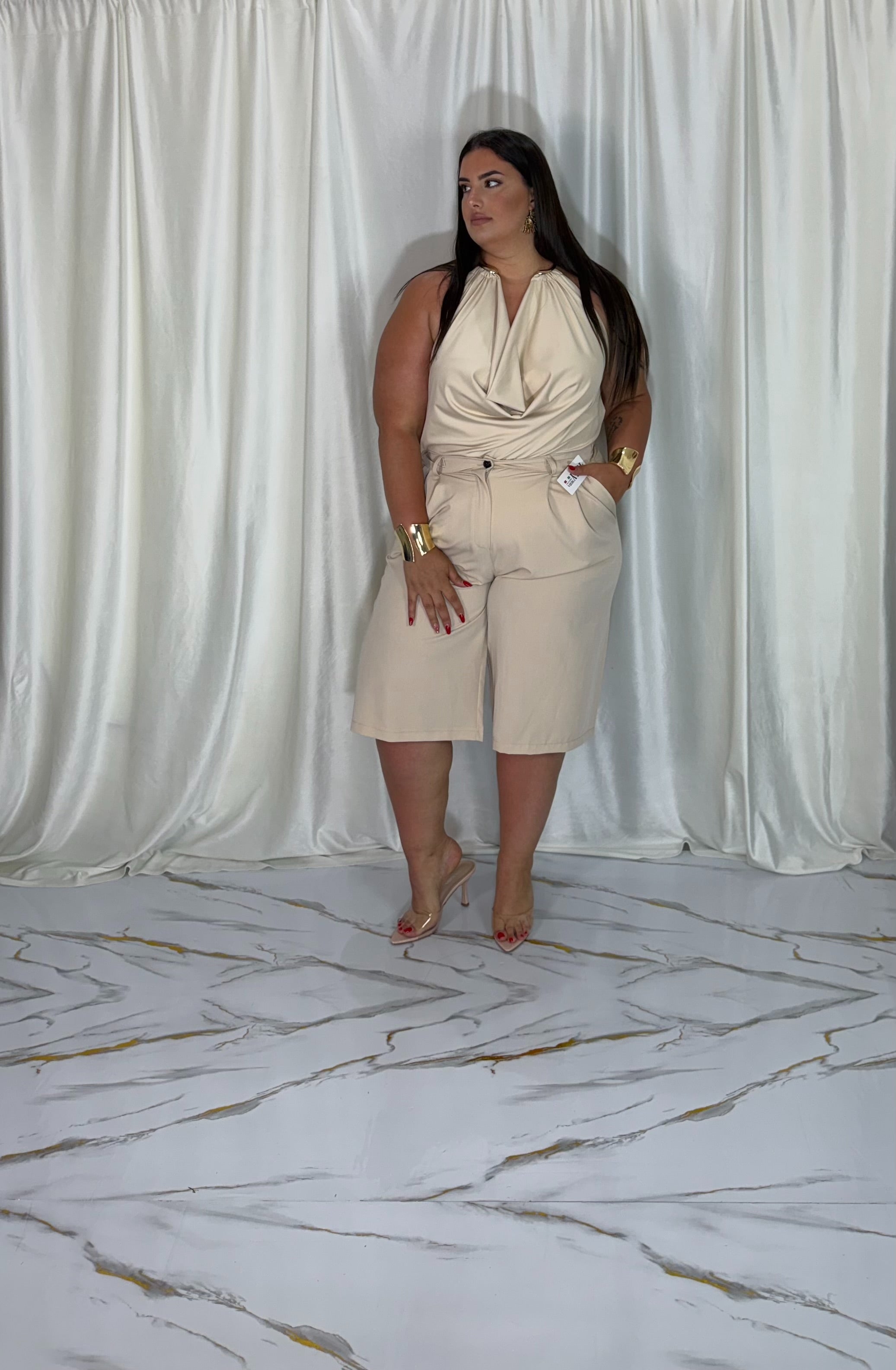 Bermuda Costanza beige