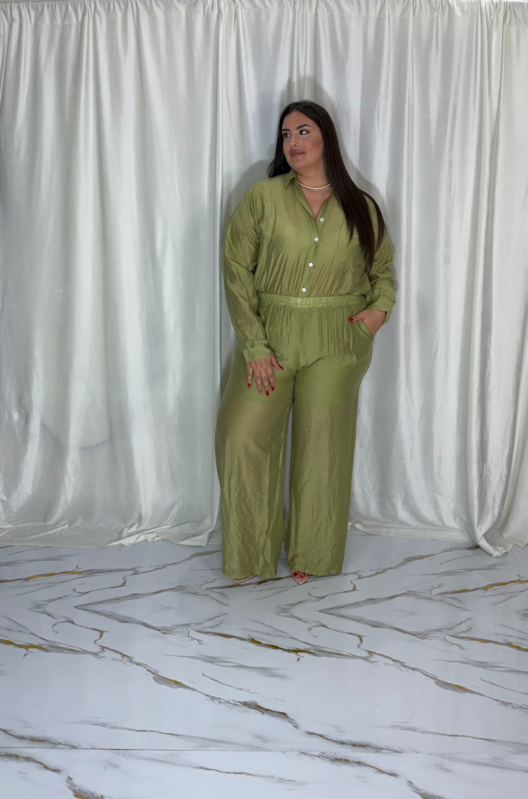 Coordinato dora verde Lime