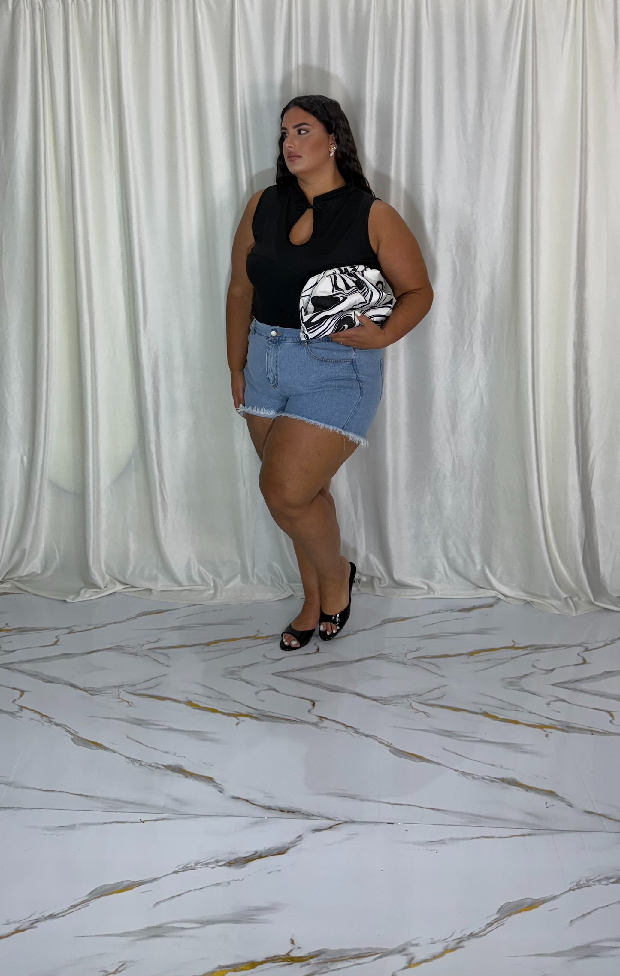 Pantaloncino in jeans Desire