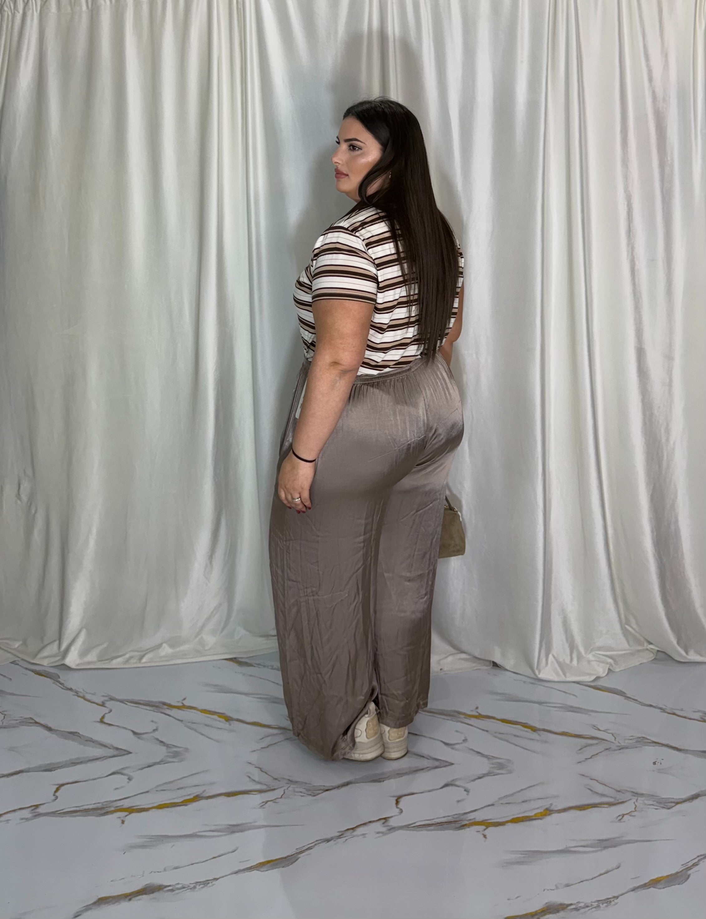 Pantalone flavia tortora