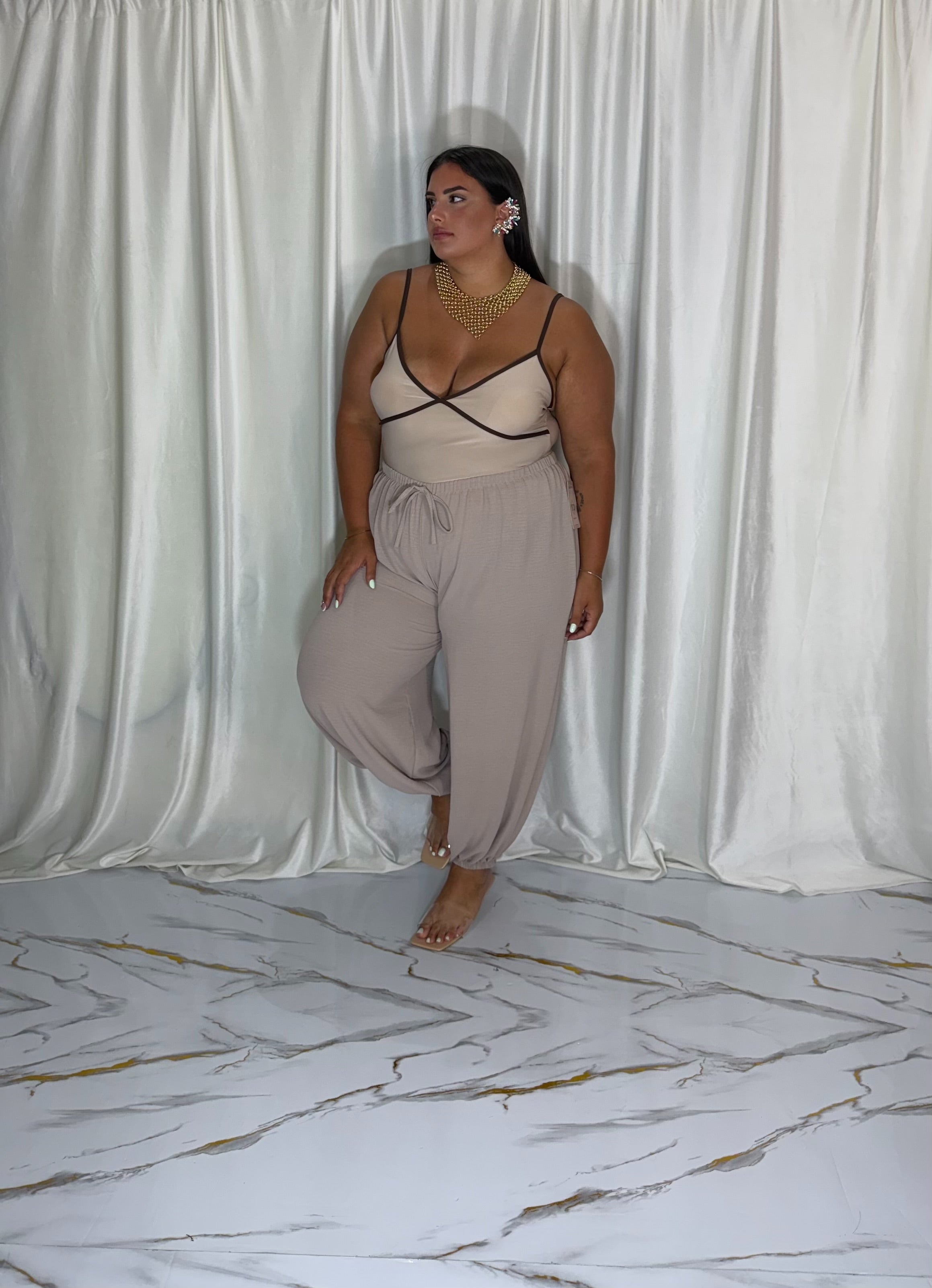 Pantalone Denise beige