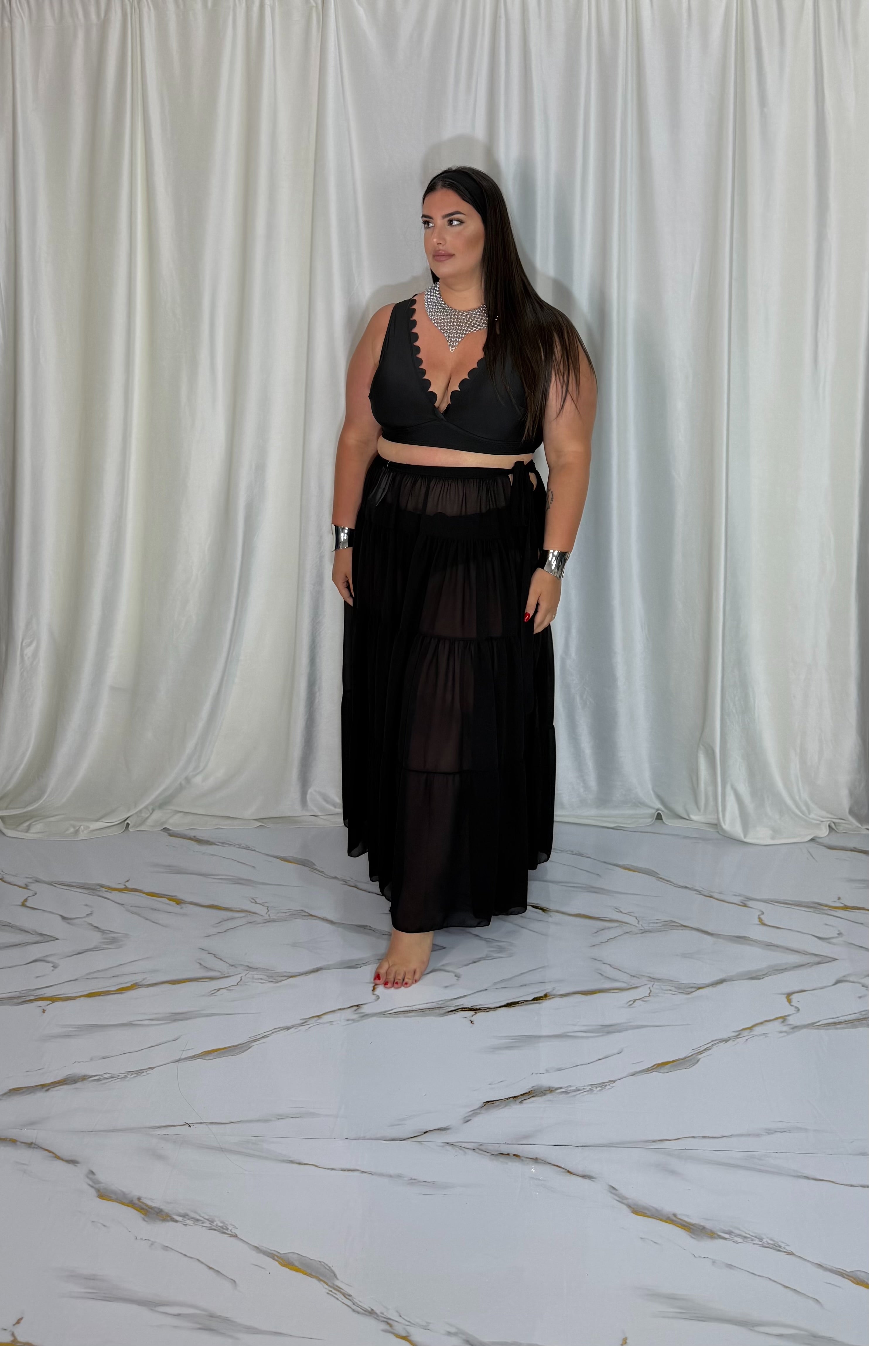 Costume 2 pezzi elena nero
