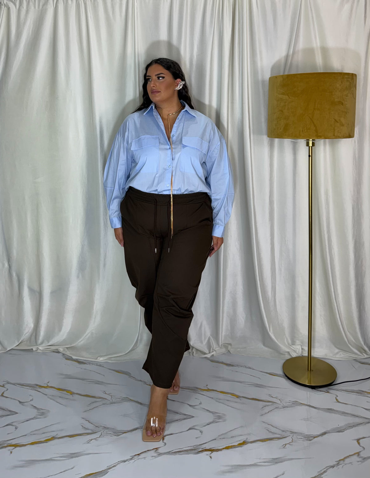 Pantalone ballon Mara marrone
