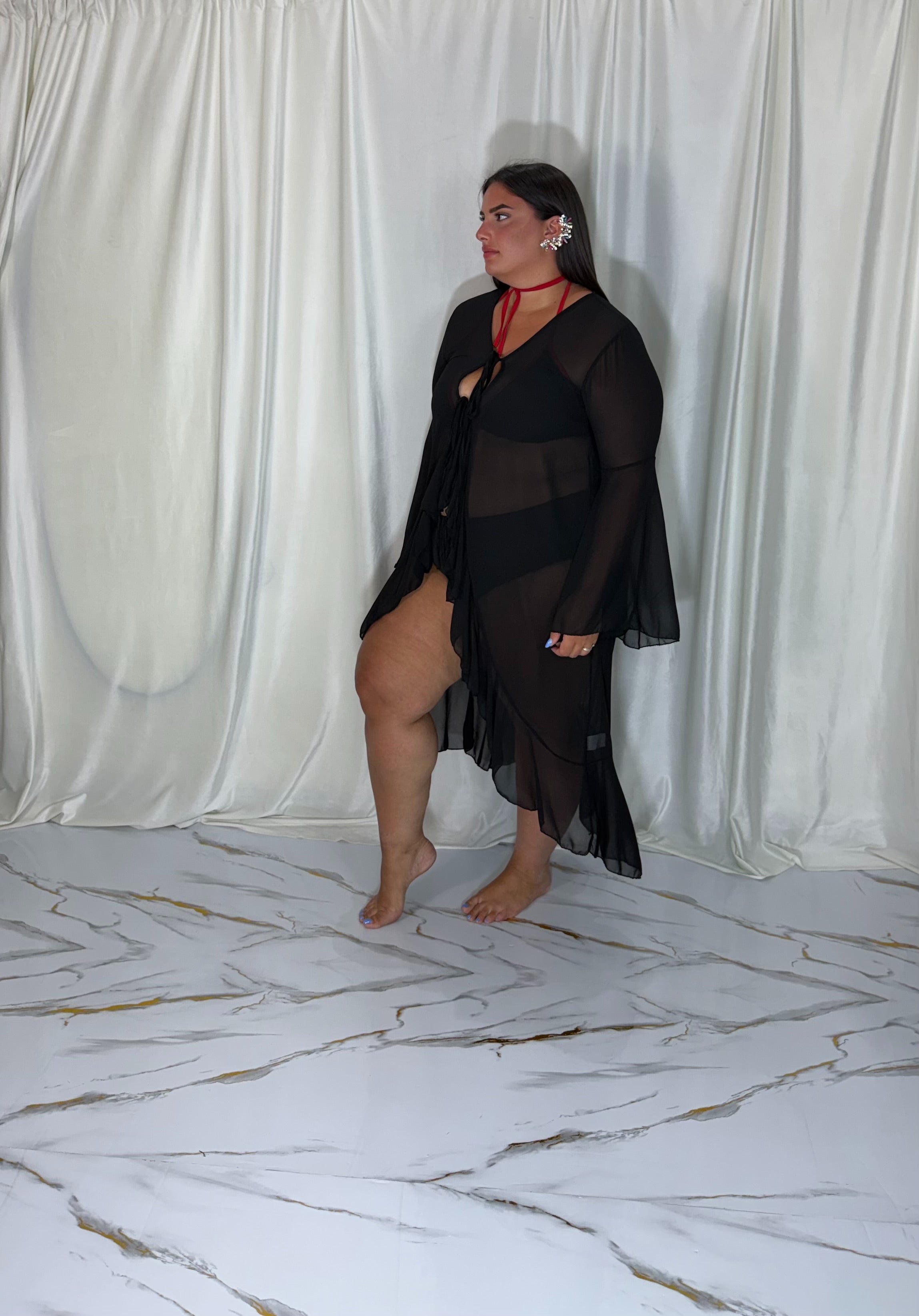 Copricostume Angela nero