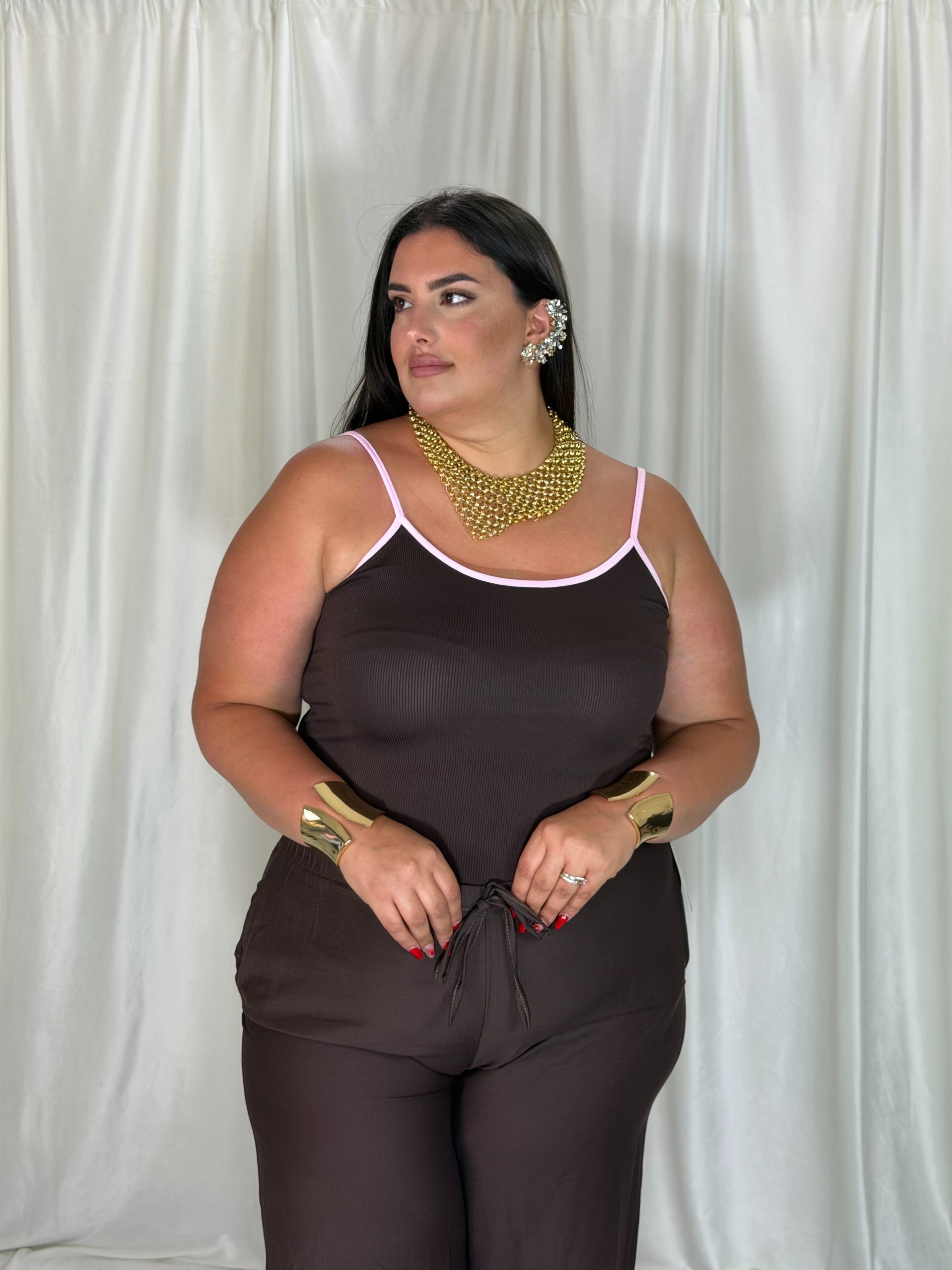 Canotta Fabiana marrone