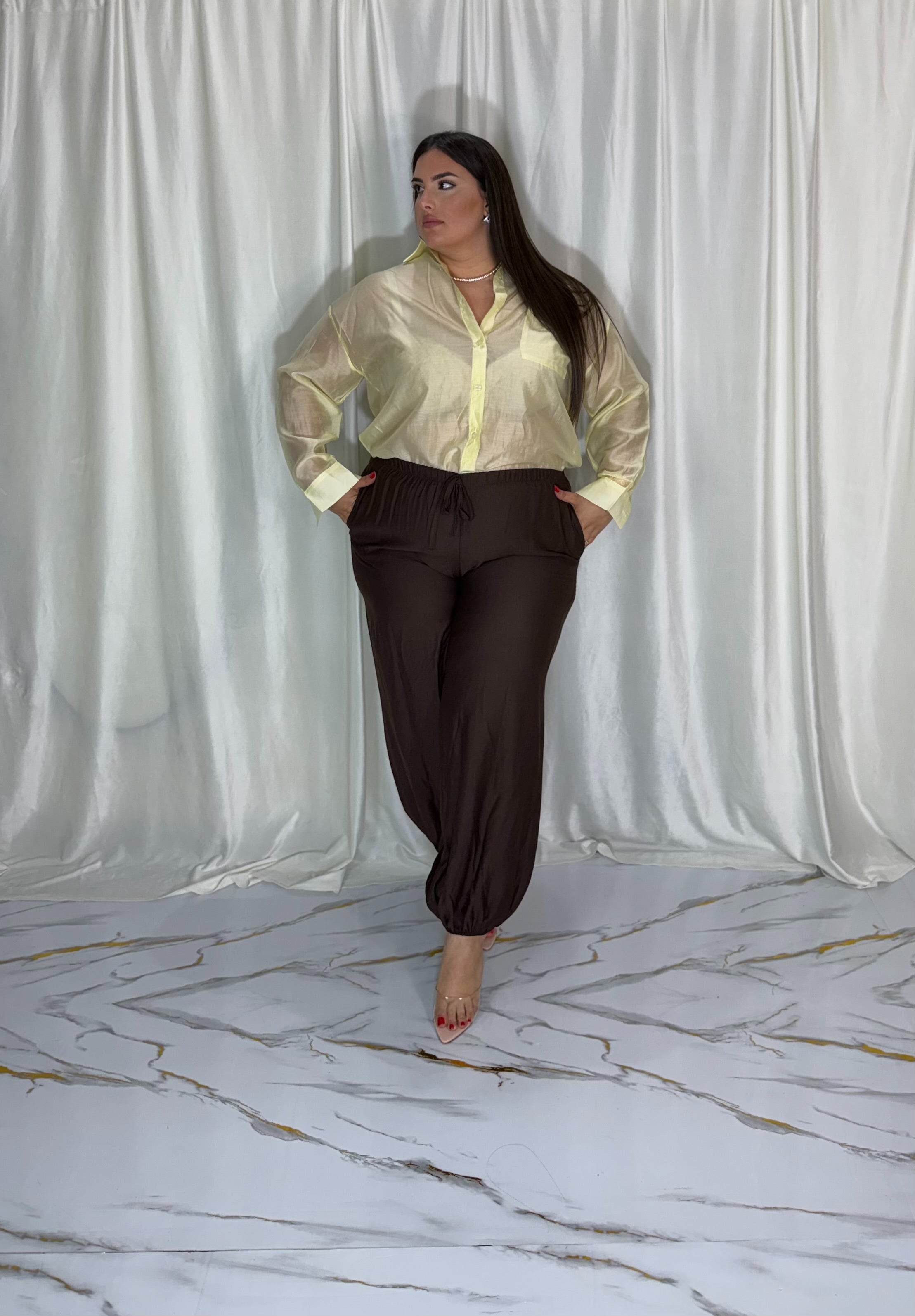 Pantalone Ester marrone