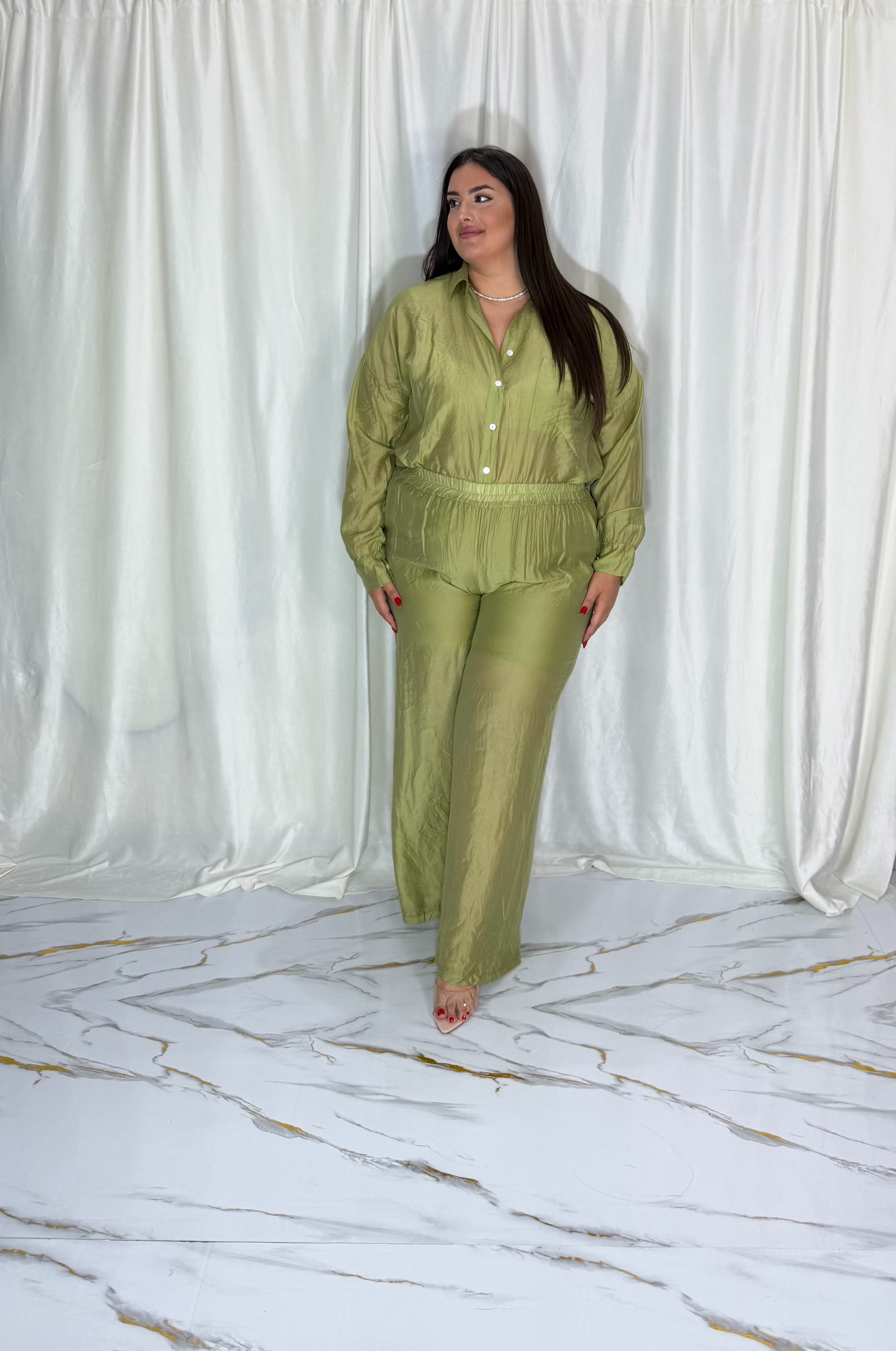 Coordinato dora verde Lime