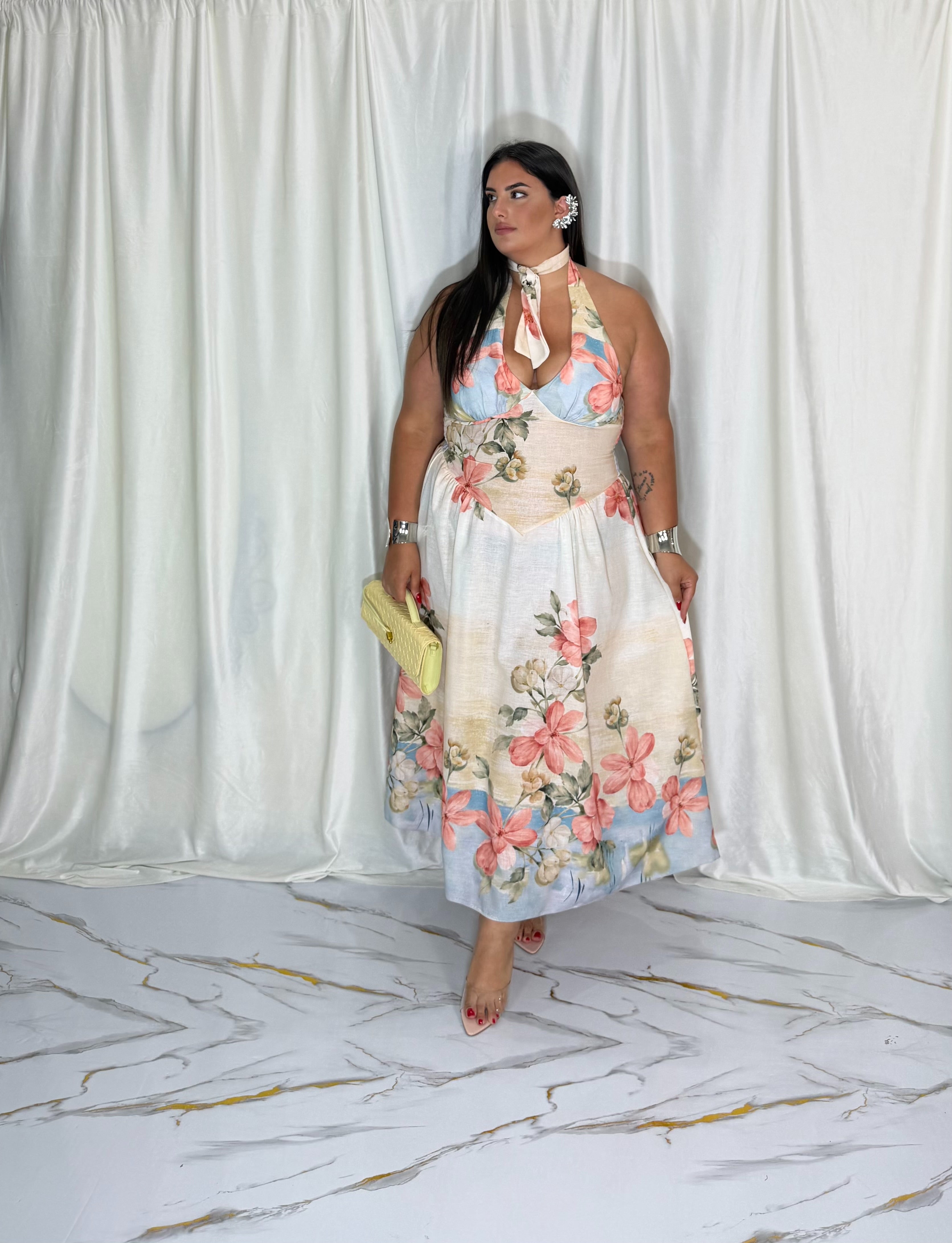 Dress Flavia celeste