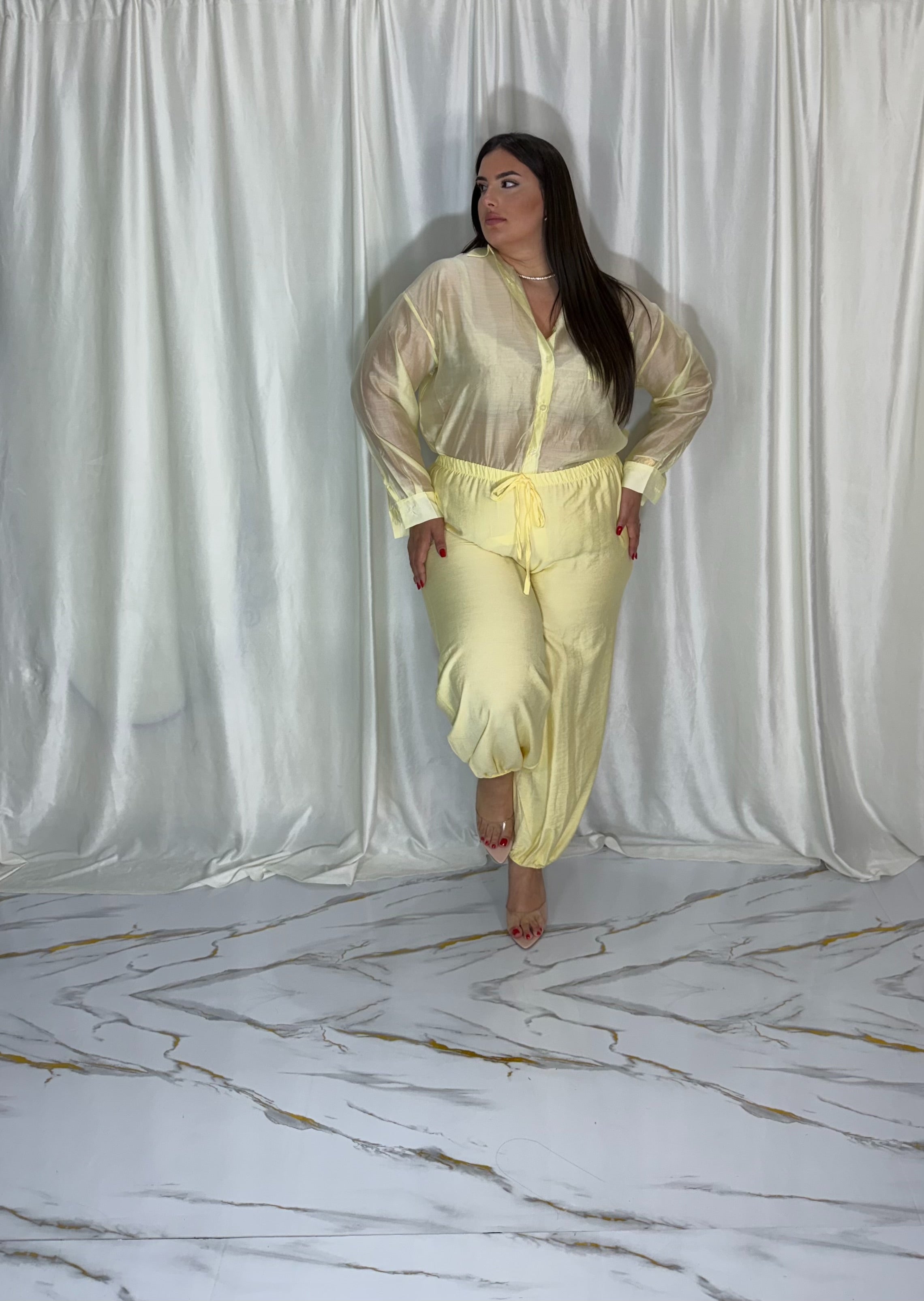 Pantalone Ester giallo