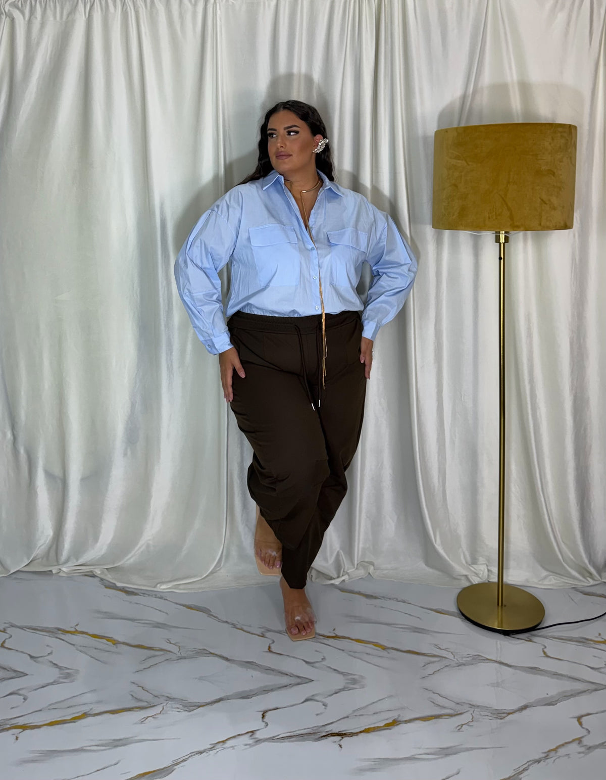 Pantalone ballon Mara marrone