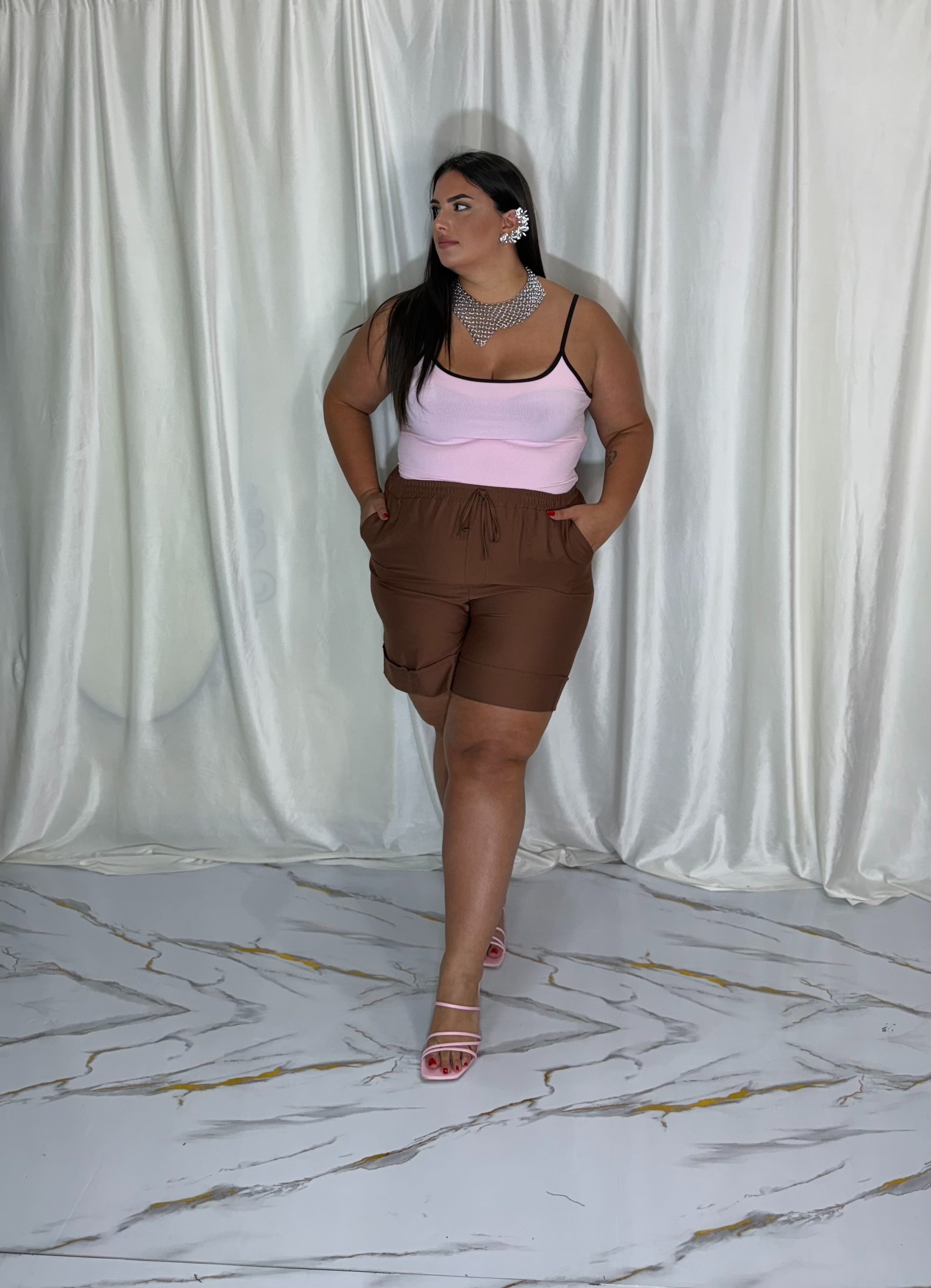 Bermuda Loren marrone
