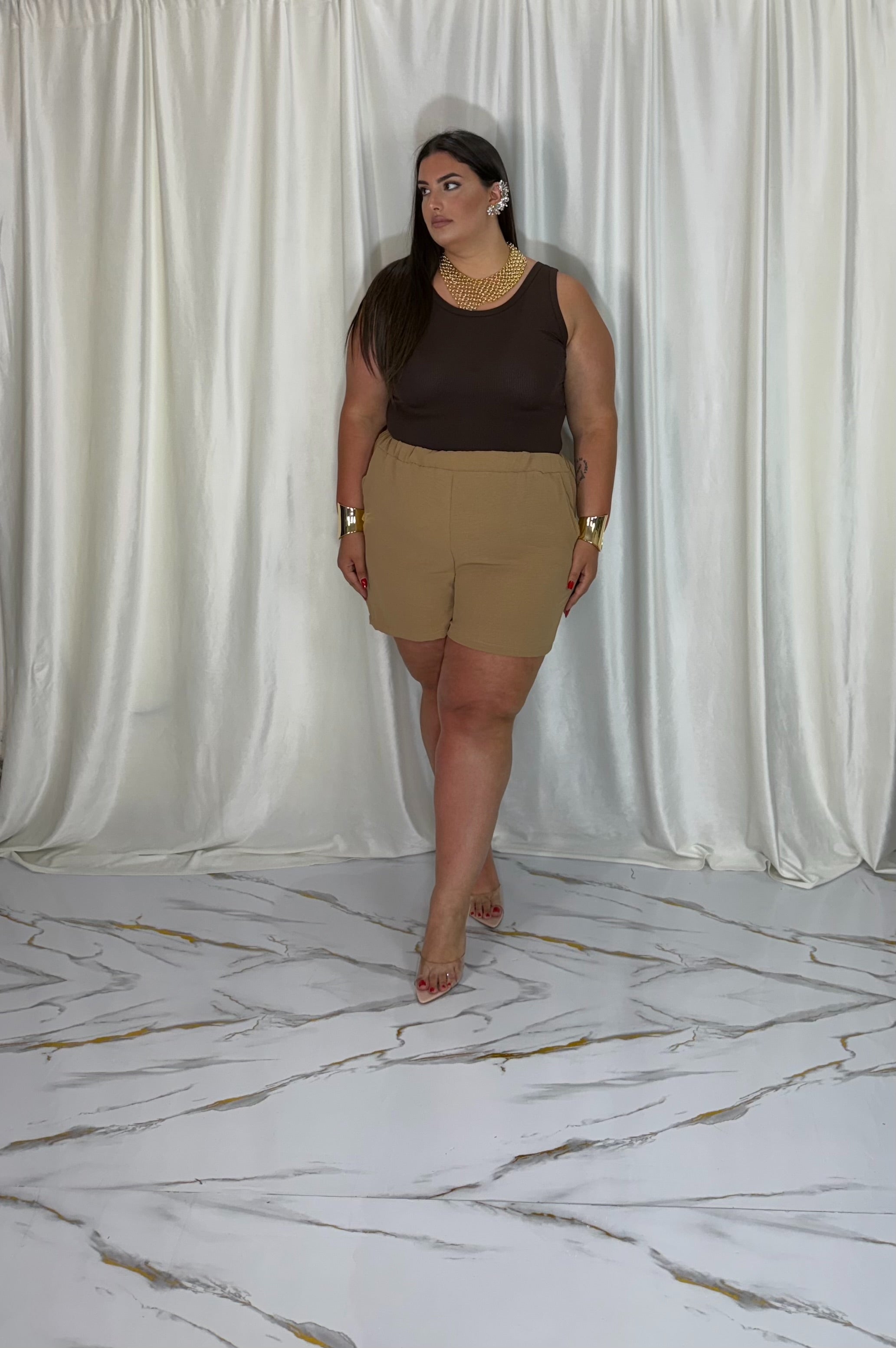 Pantaloncino Ada beige