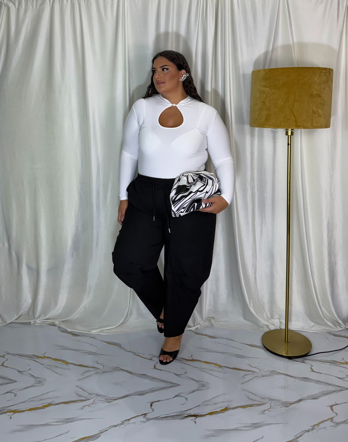 Pantalone ballon Mara nero
