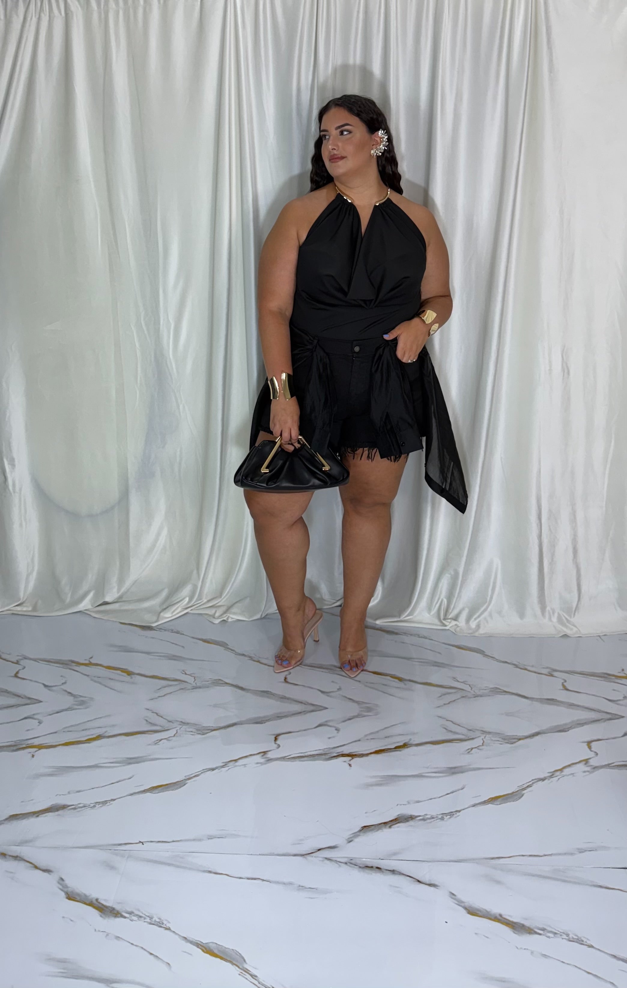 Body collana Gold nero