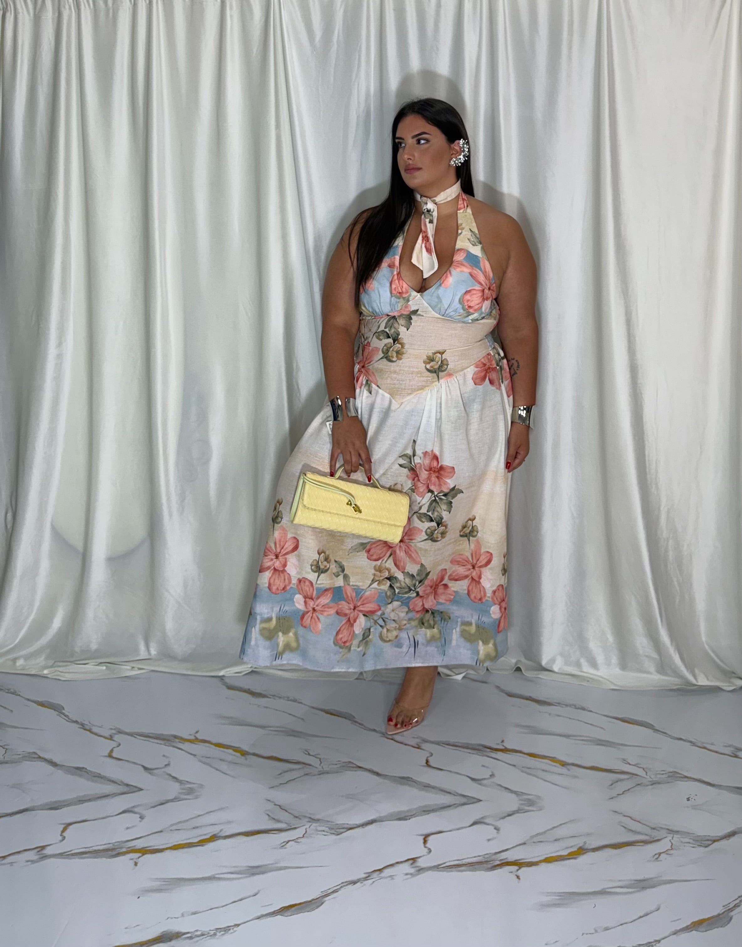 Dress Flavia celeste