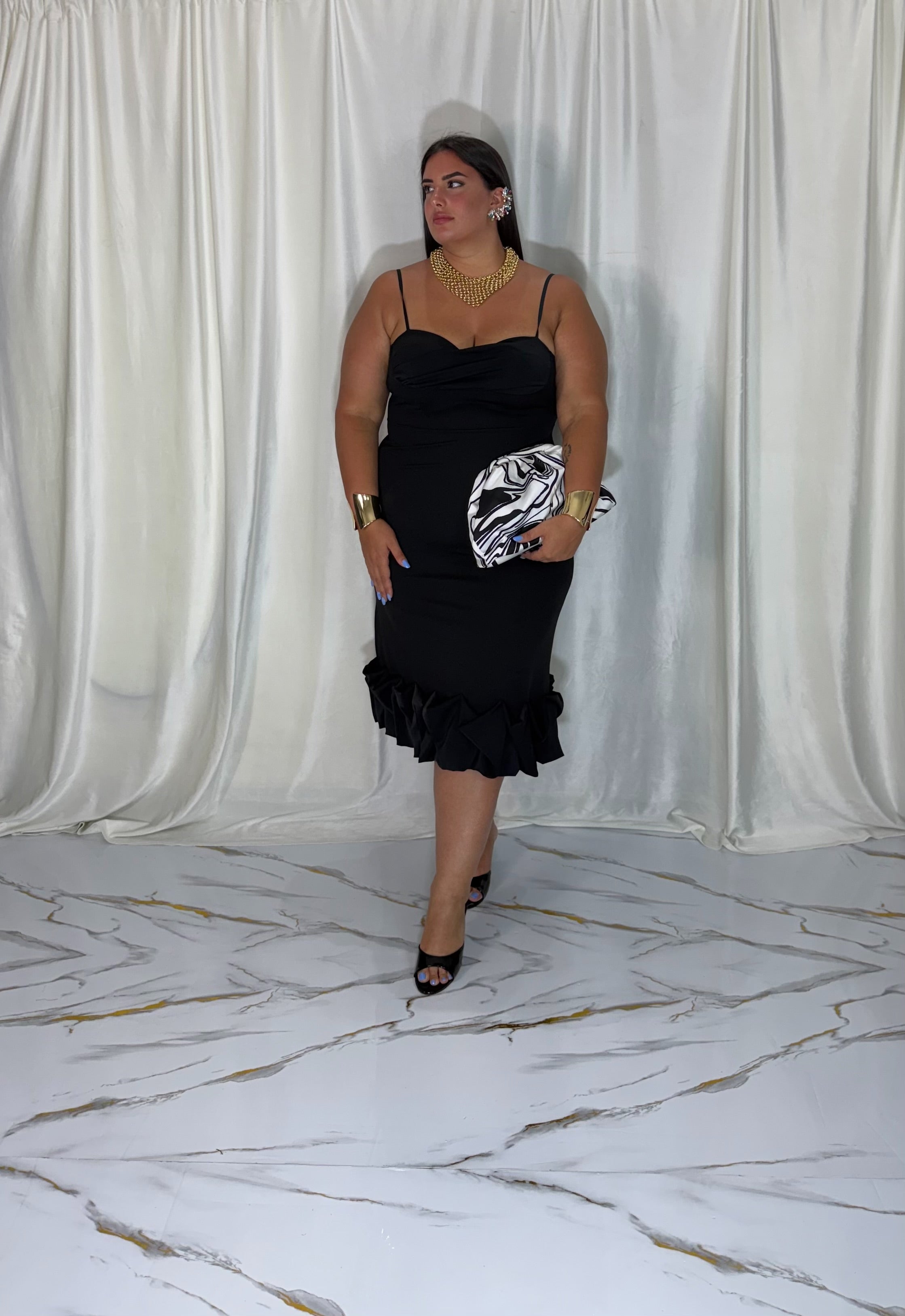 Dress Melania nero