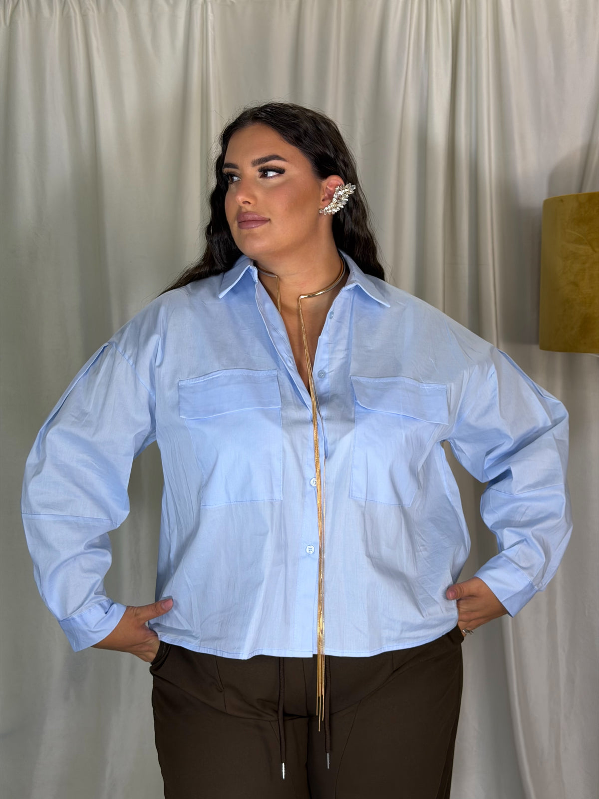 Camicia Pamela celeste