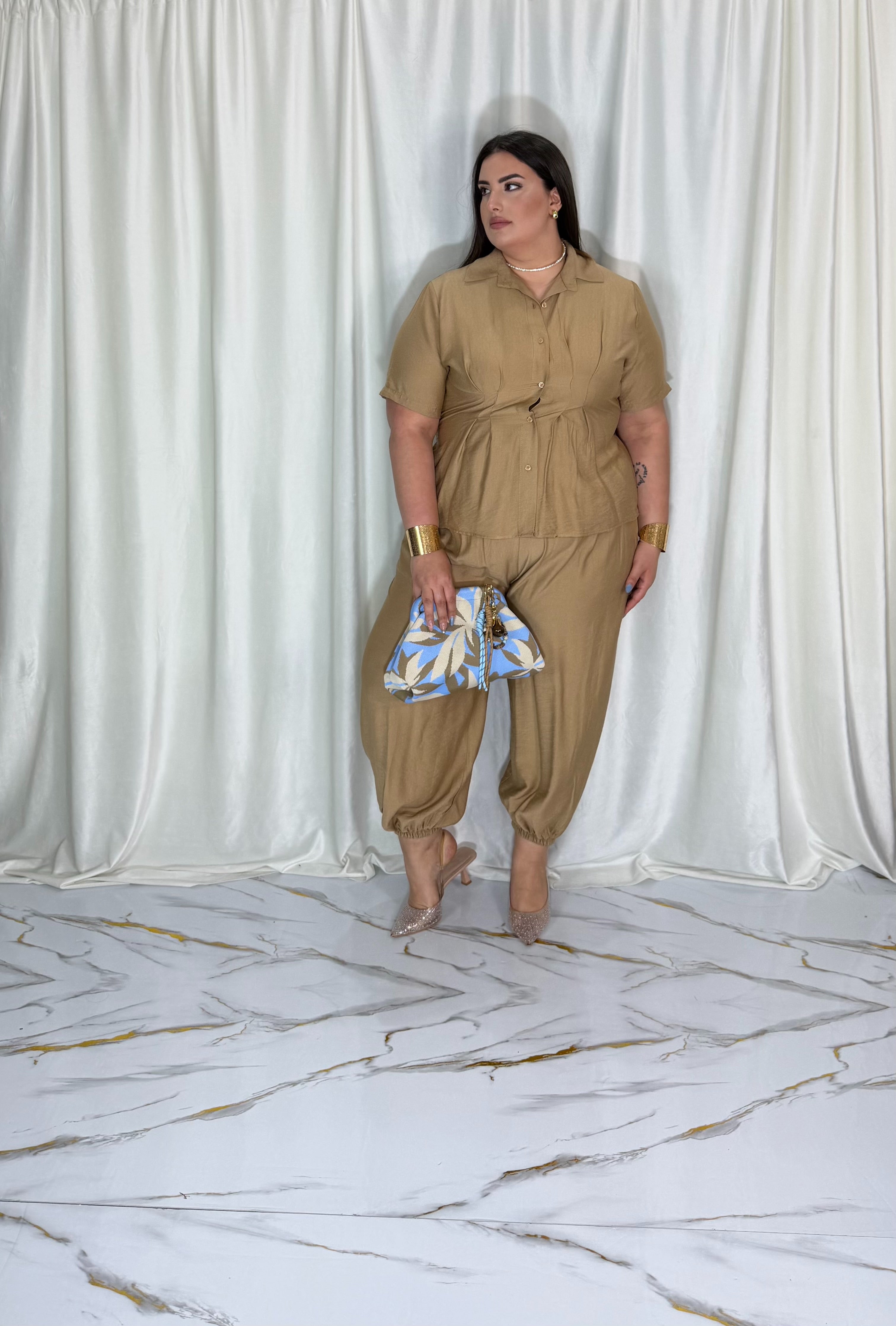 Coordinato Pamela beige