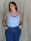 Body choker celeste