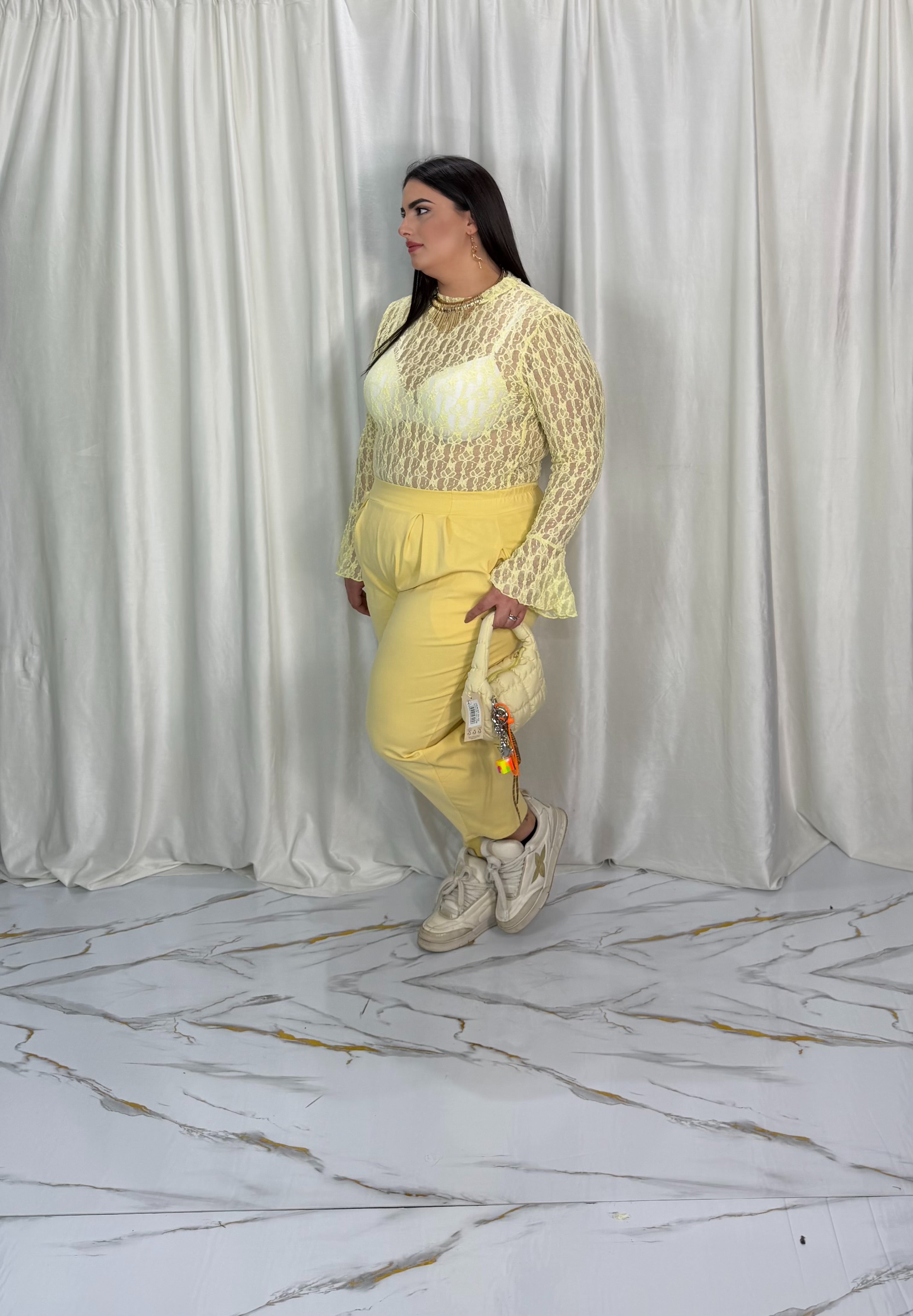 Pantalone Eva giallo