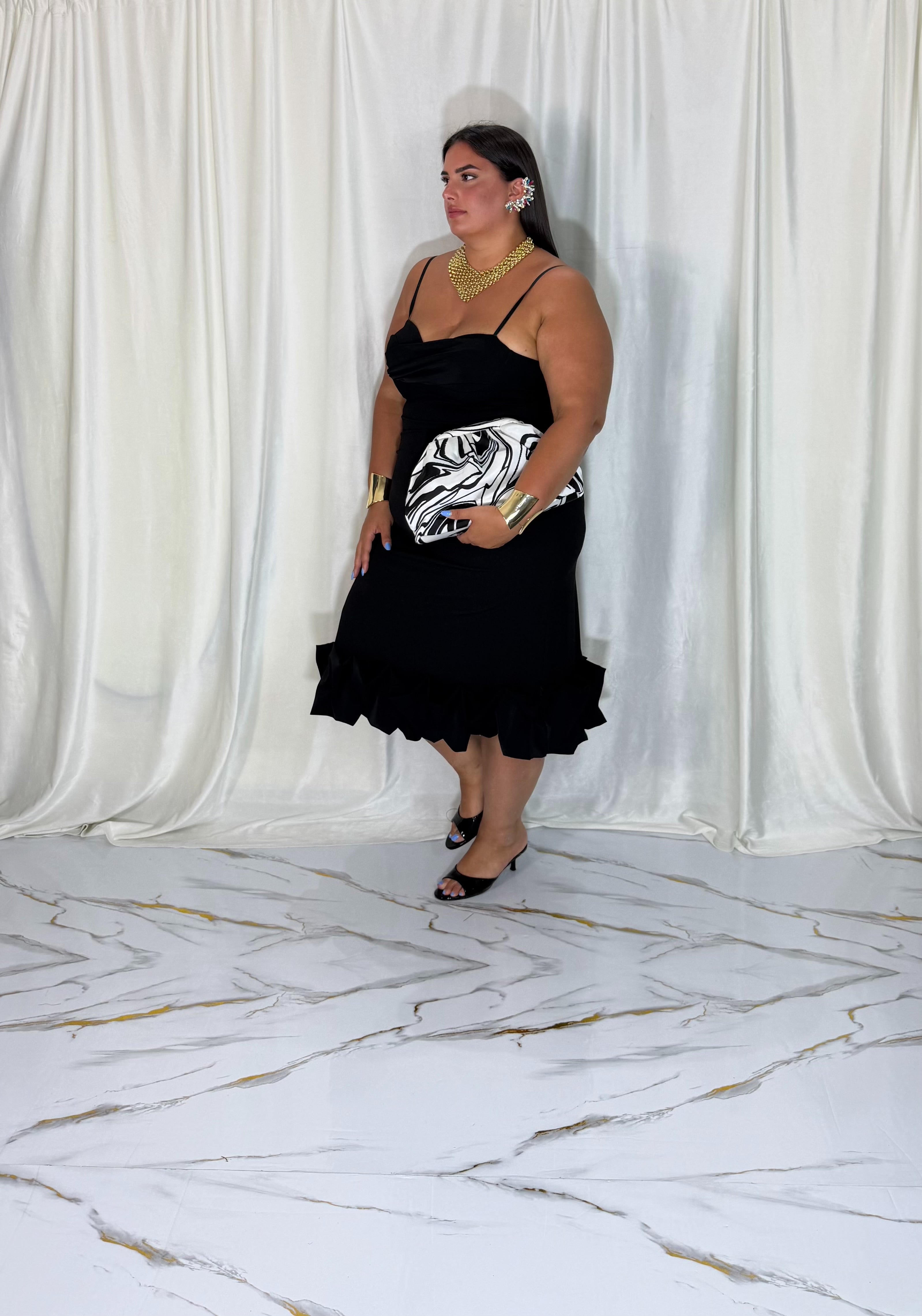 Dress Melania nero