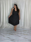 Dress pois nero