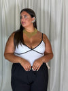 Body Ludovica bianco/nero