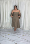 Dress+giacca tortora