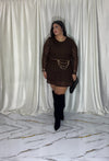 Dress Carmen marrone