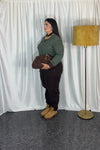 Jeans ballon marrone