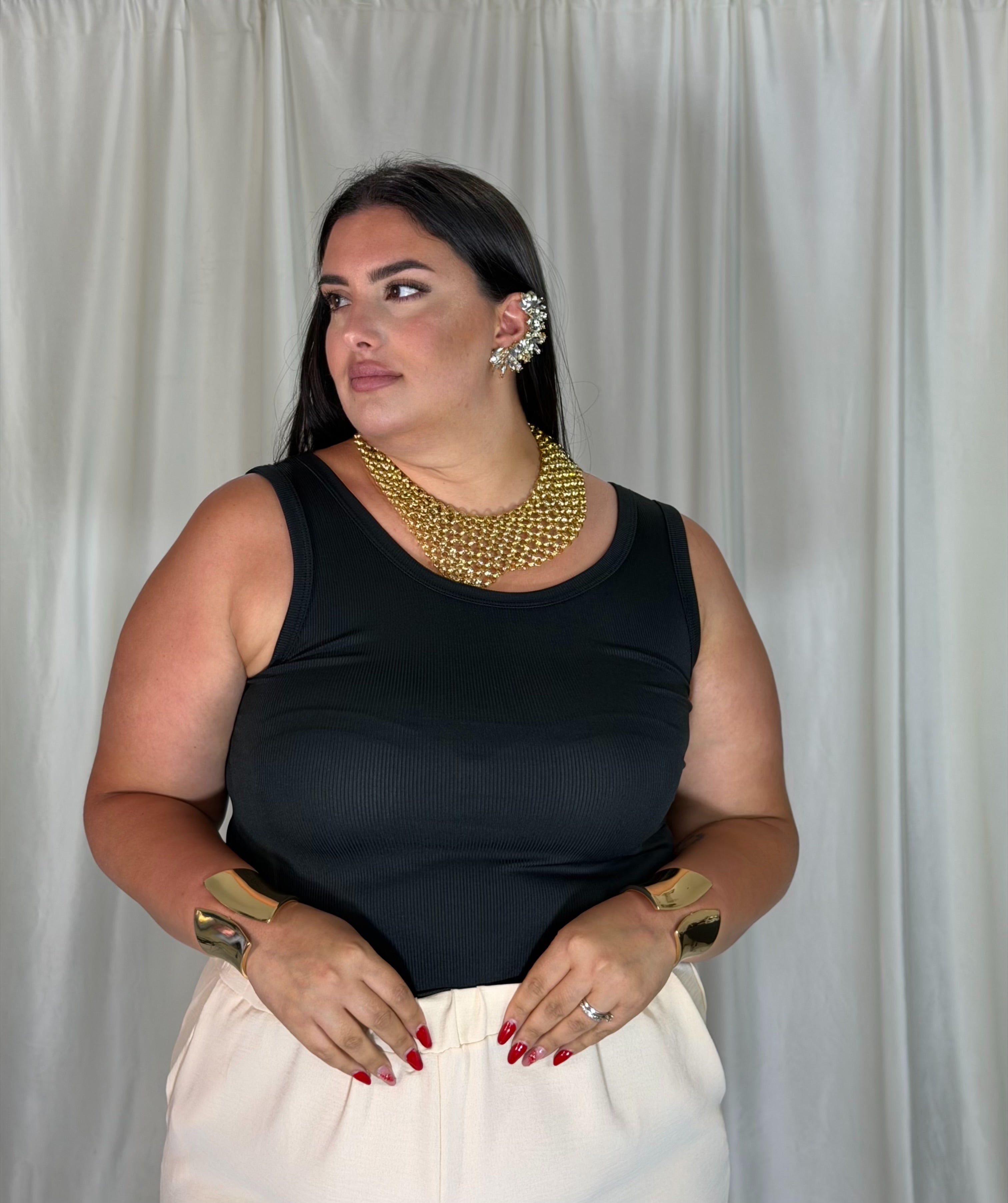 Canotta lella nera