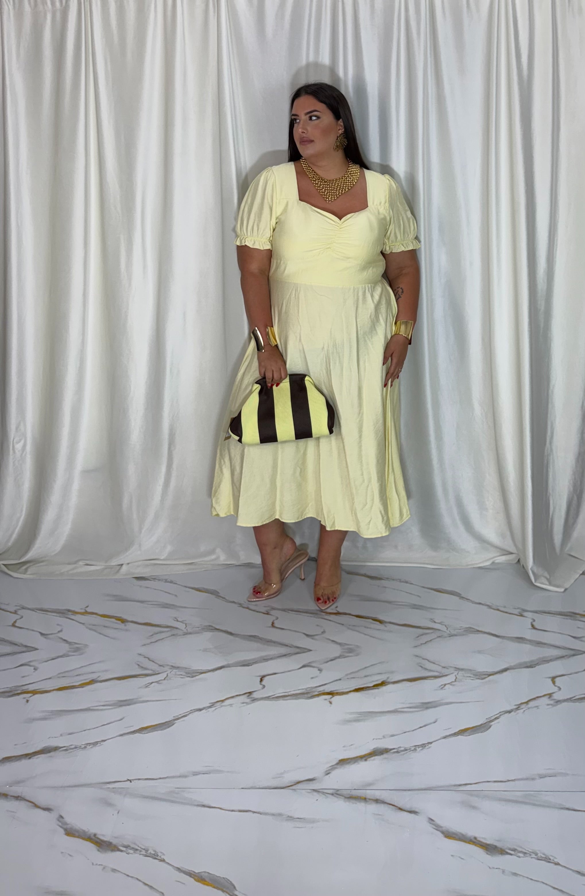 Dress alexia giallo