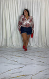 Pantaloncino in jeans blu desire