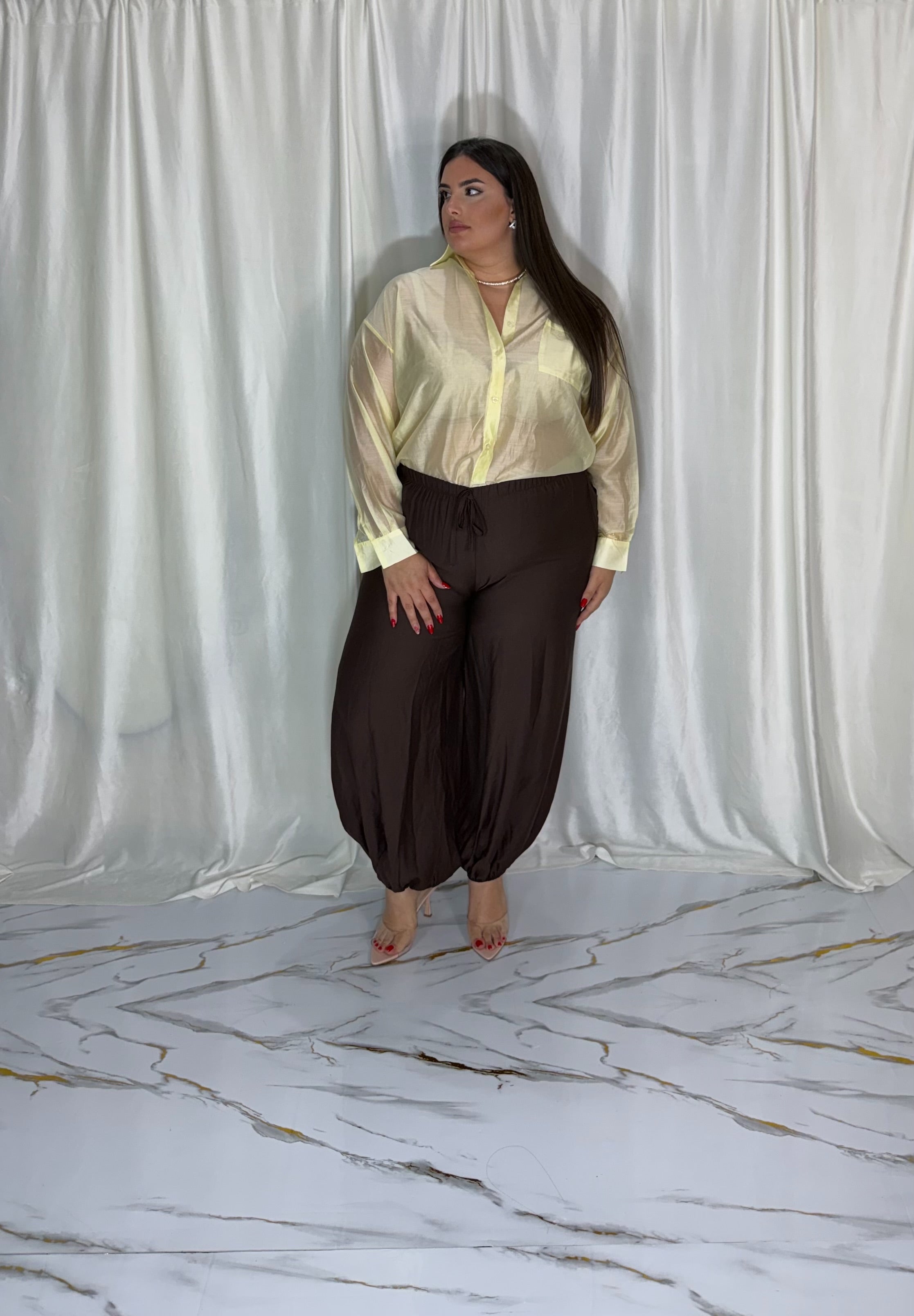 Pantalone Ester marrone
