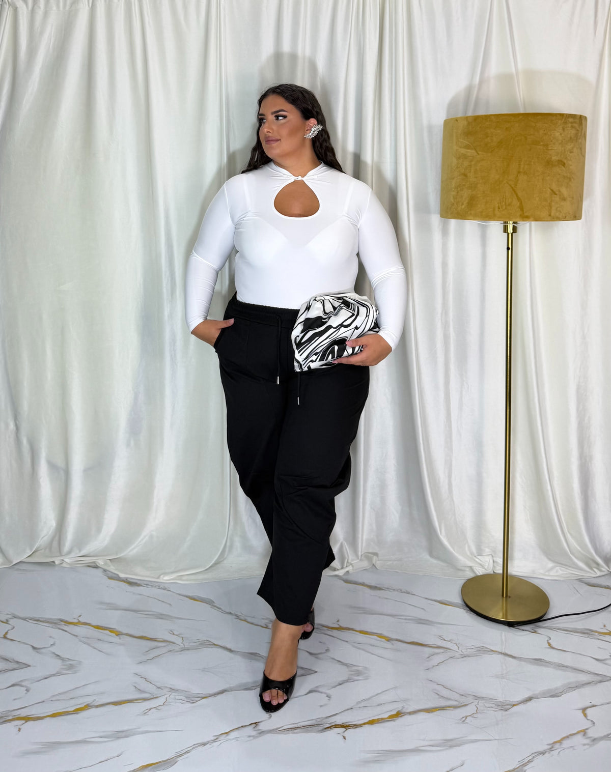 Pantalone ballon Mara nero