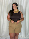 Canotta lella marrone