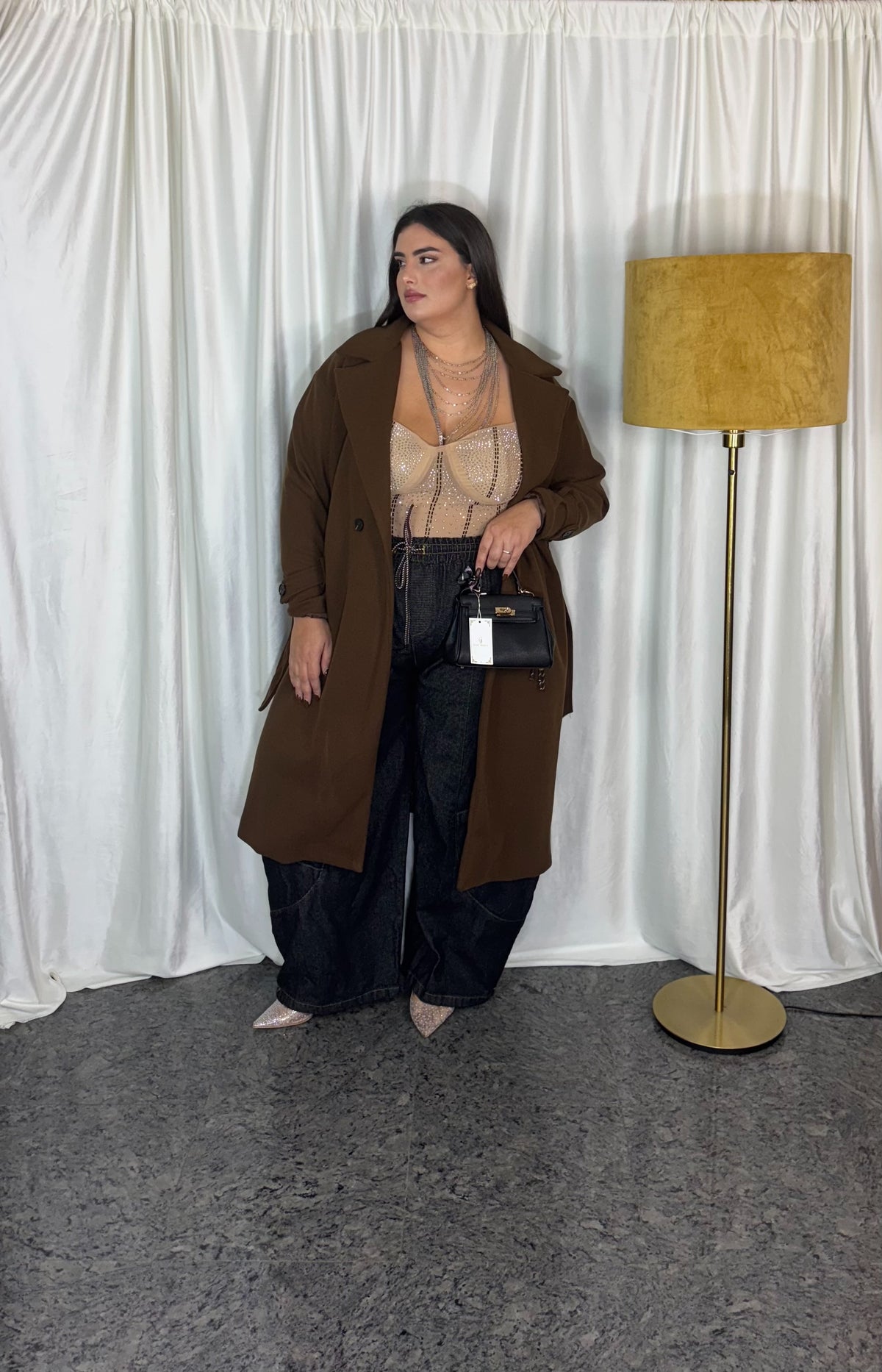 Cappotto basic marrone
