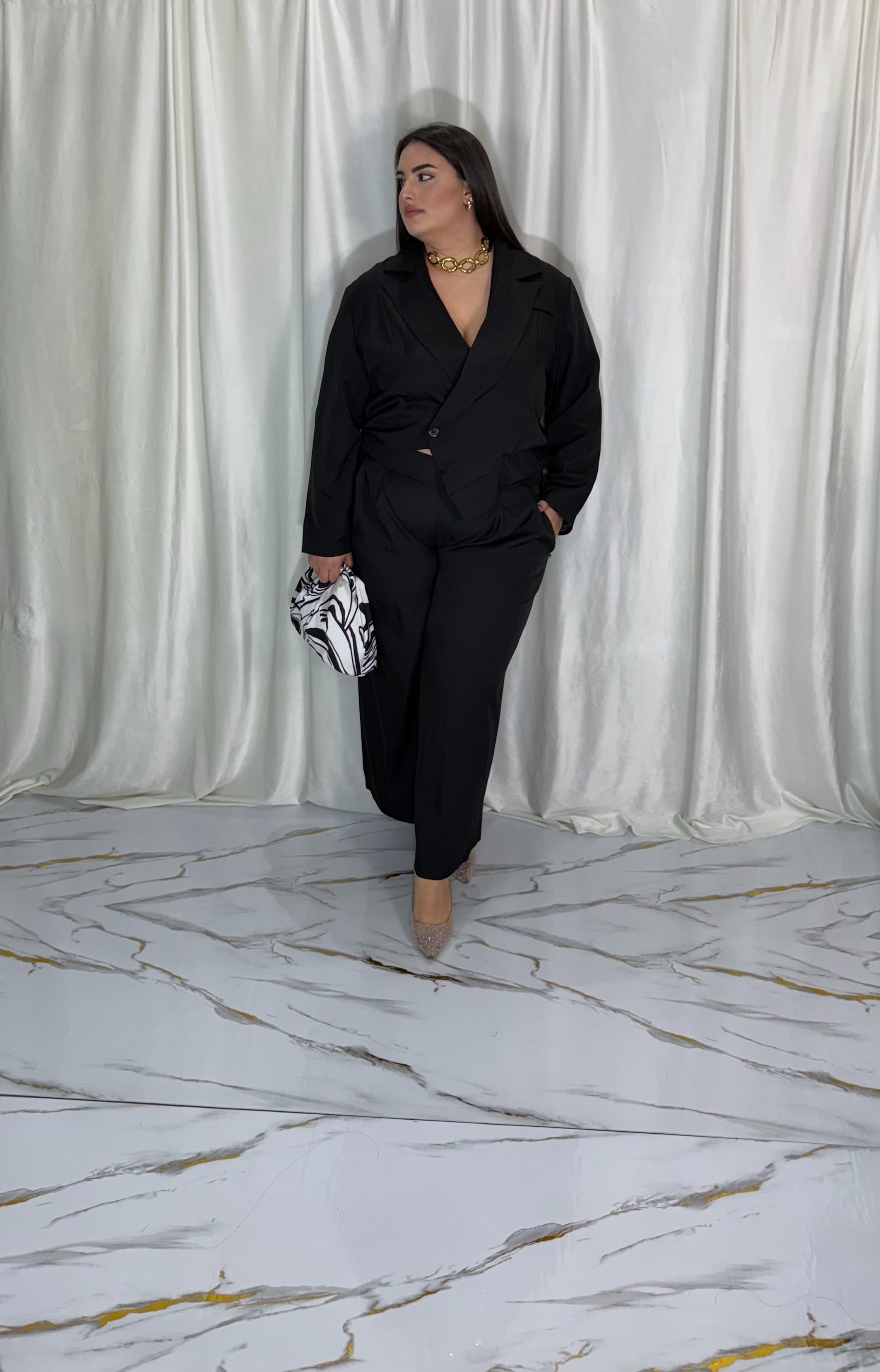 Tailleur Cecilia nero