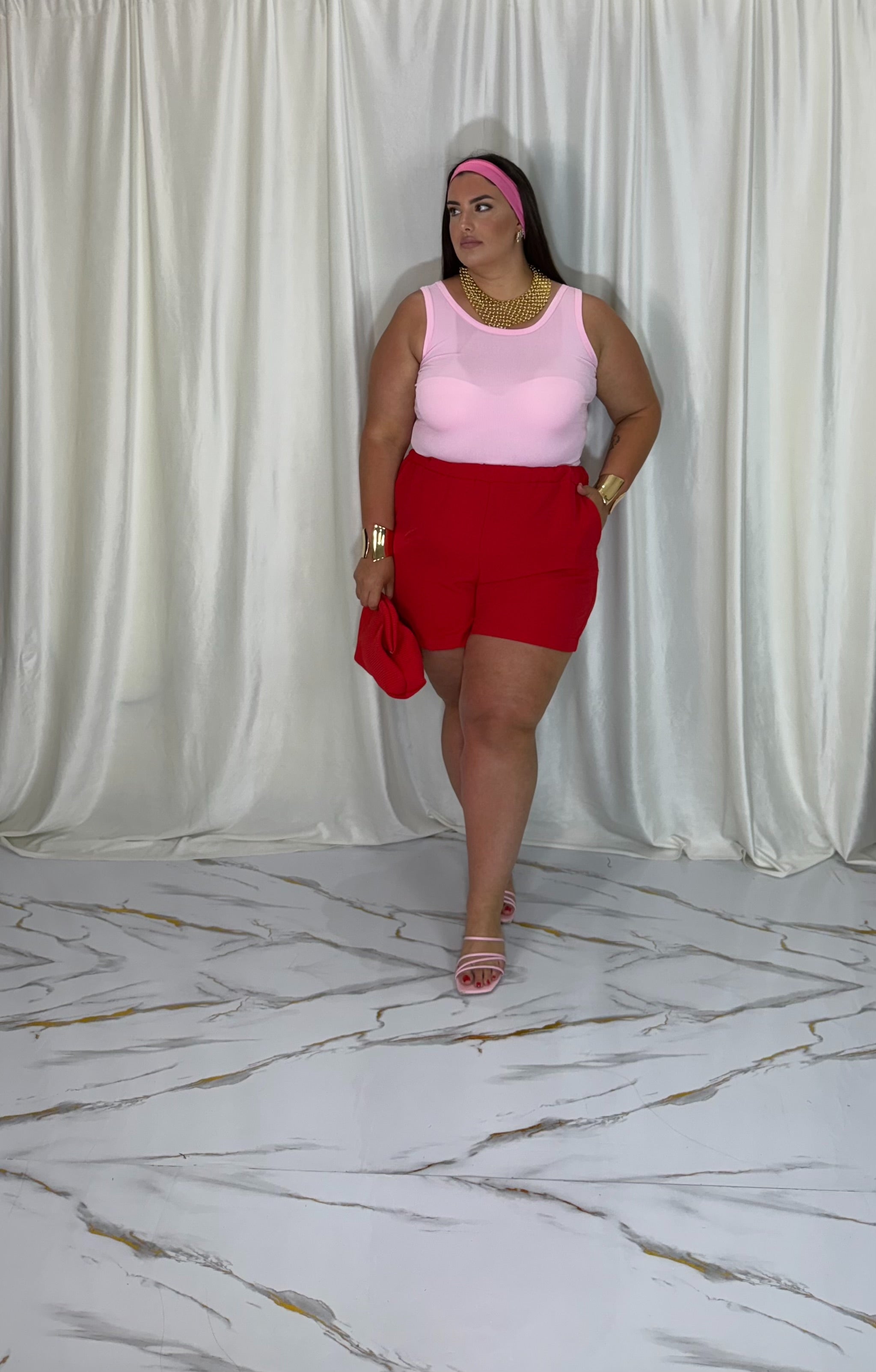 Pantaloncino Ada rosso