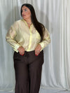 Camicia trasparente gialla