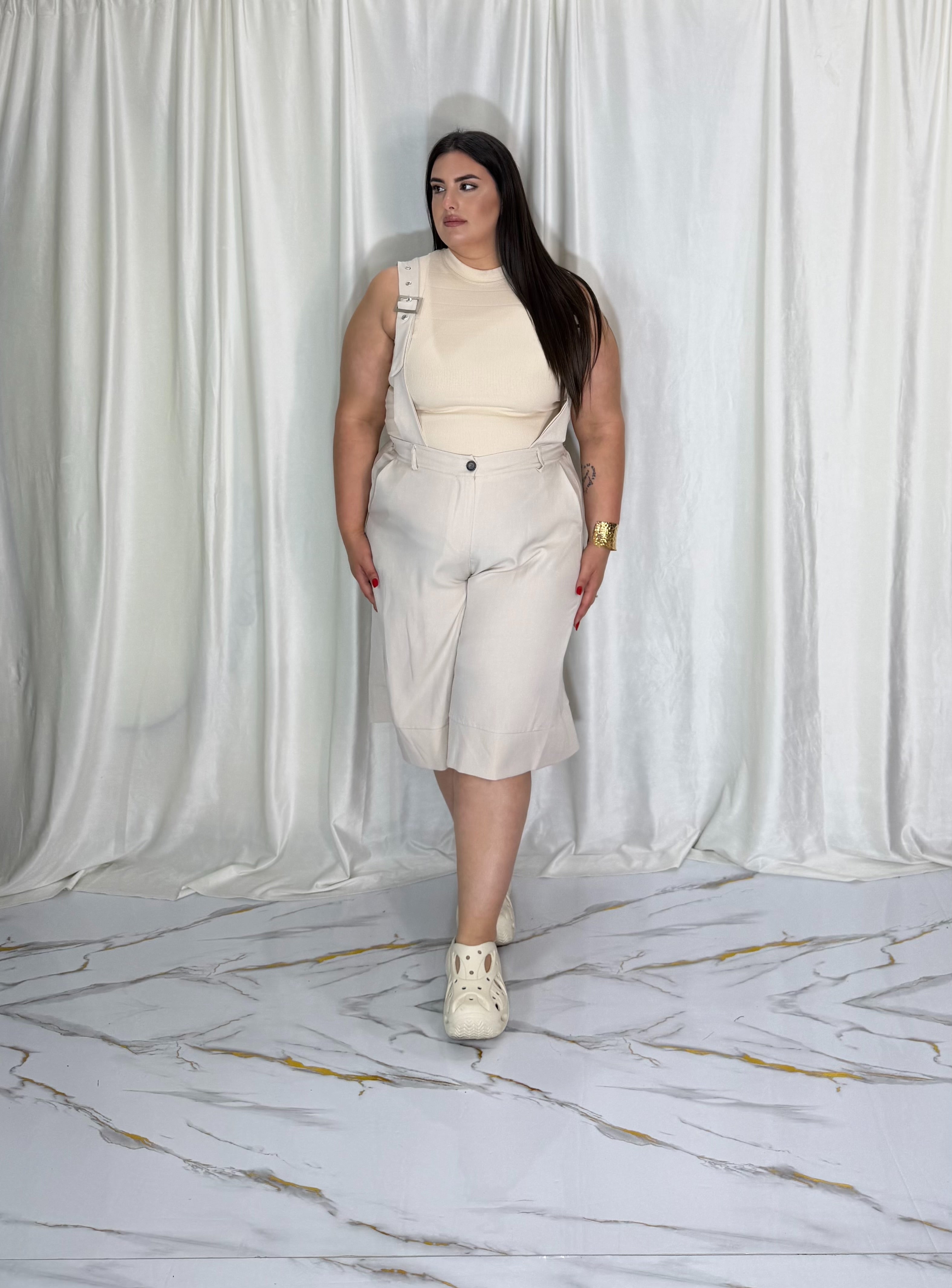 Salopette Clara panna