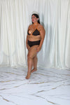 Costume cataleya marrone/arancione
